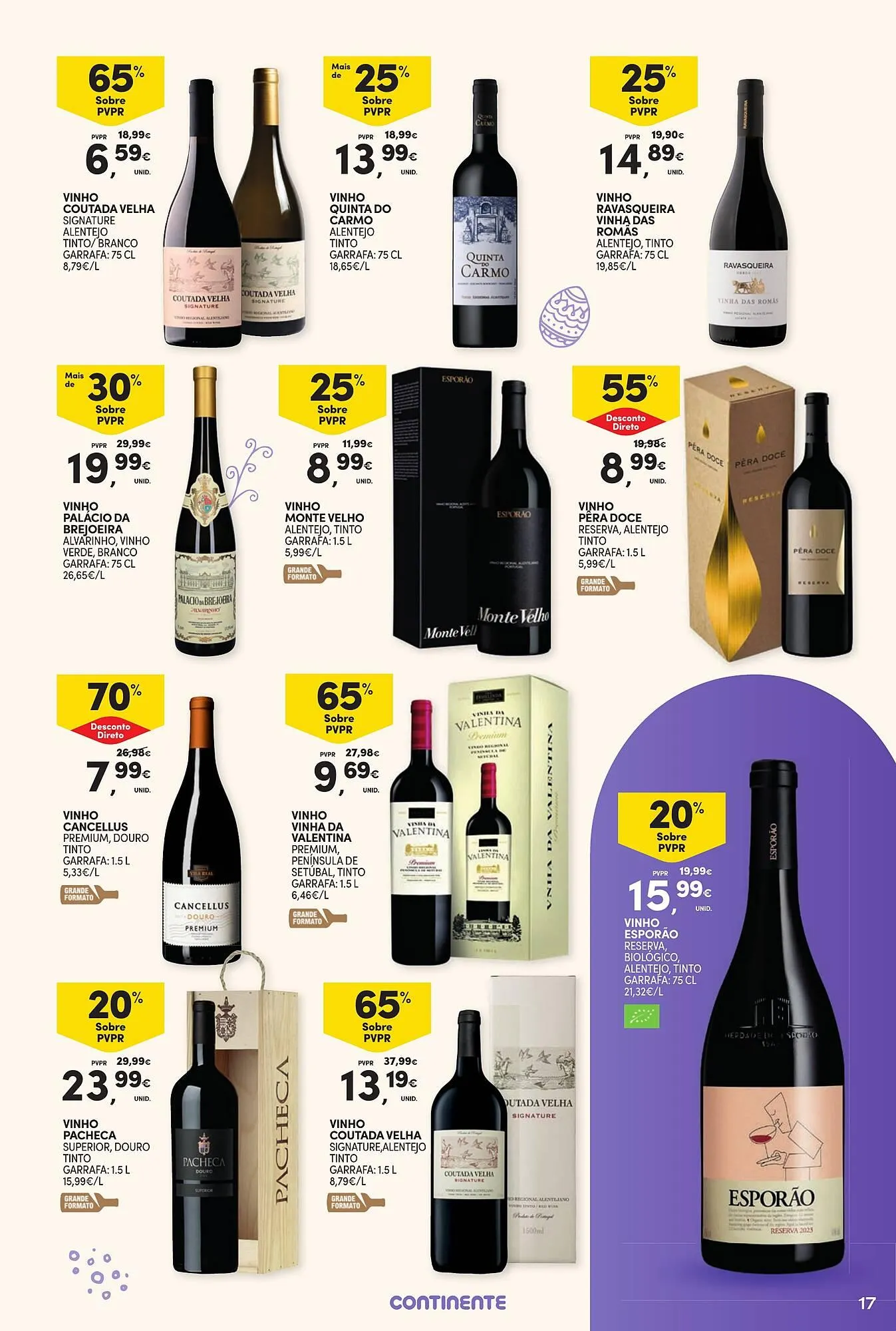 Folheto Folheto Continente de 17 de março até 5 de abril 2026 - Pagina 17
