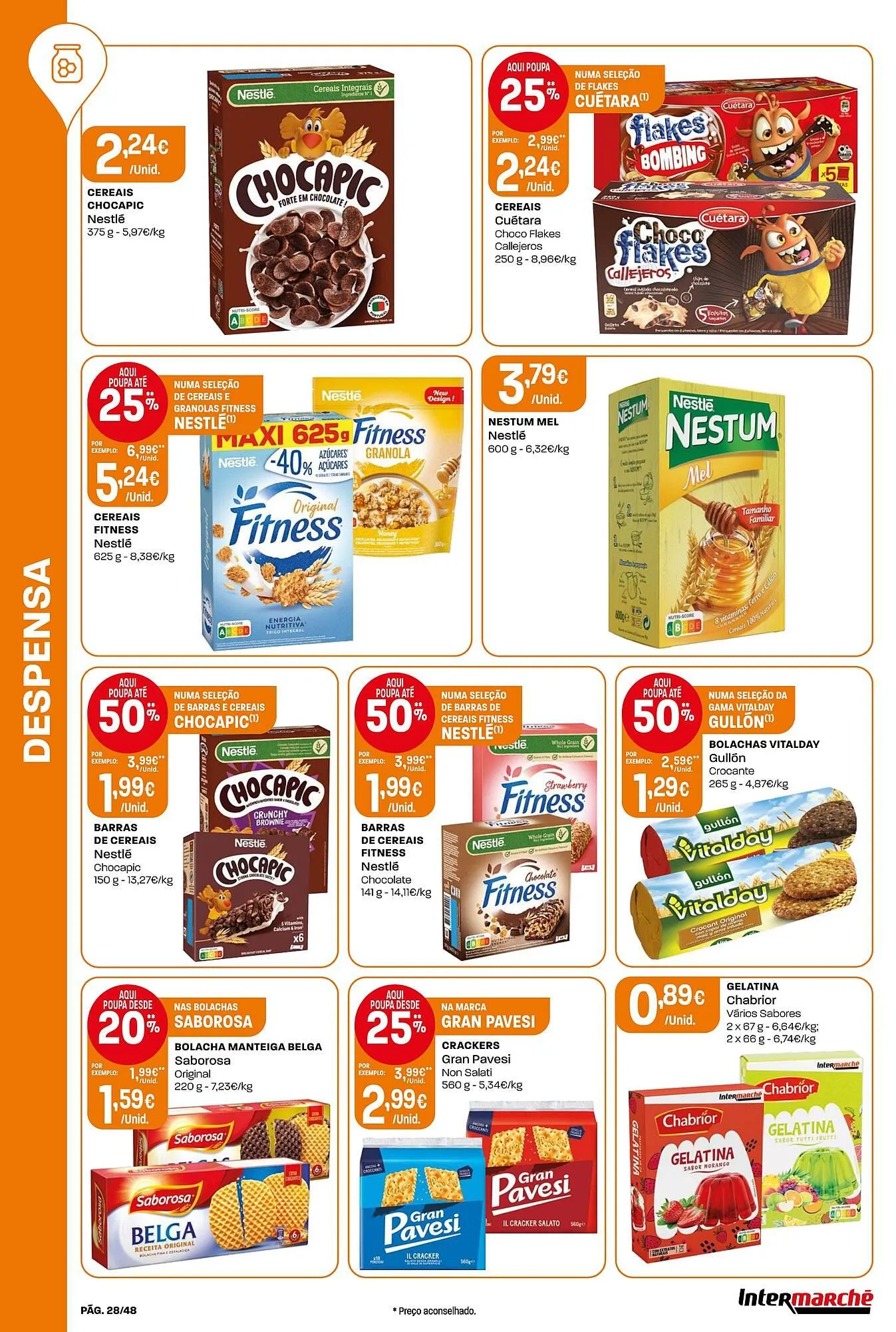 Folheto Folheto Intermarché de 8 de janeiro até 14 de janeiro 2026 - Pagina 28