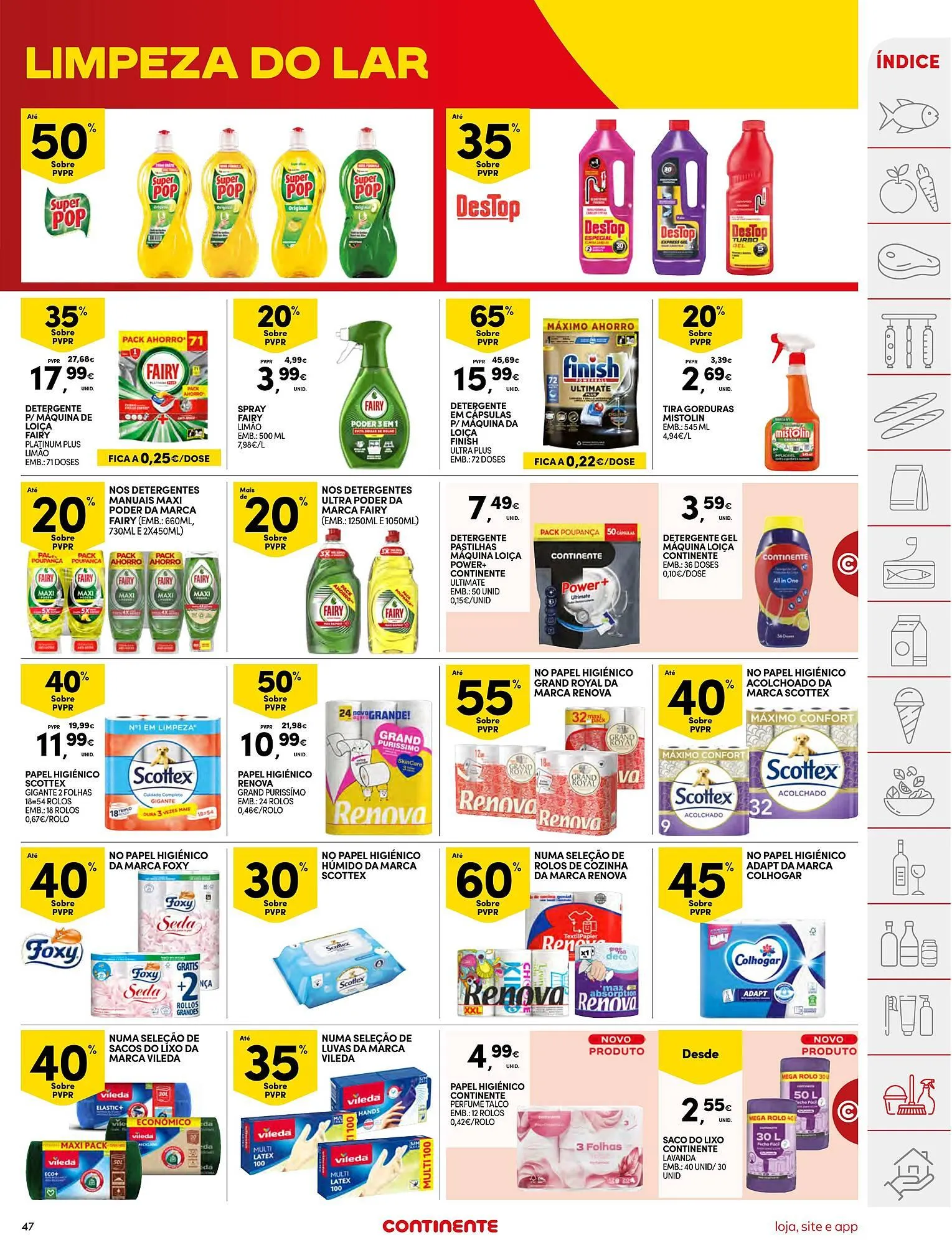 Folheto Folheto Continente de 10 de fevereiro até 16 de fevereiro 2026 - Pagina 47