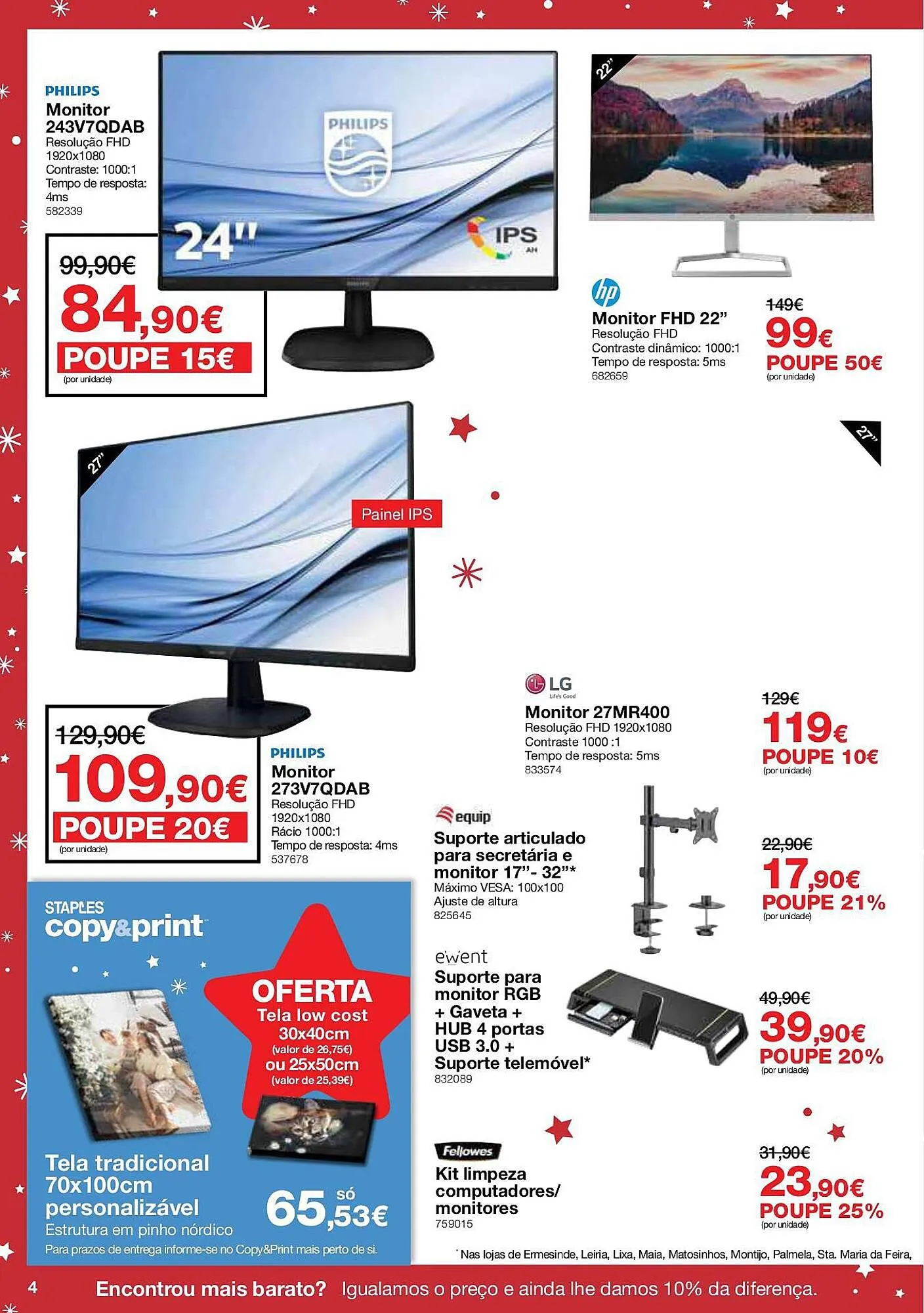 Folheto Folheto Staples de 29 de novembro até 24 de dezembro 2023 - Pagina 4