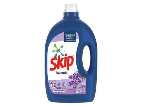 detergente roupa máquina liquído skip lavanda 44 doses