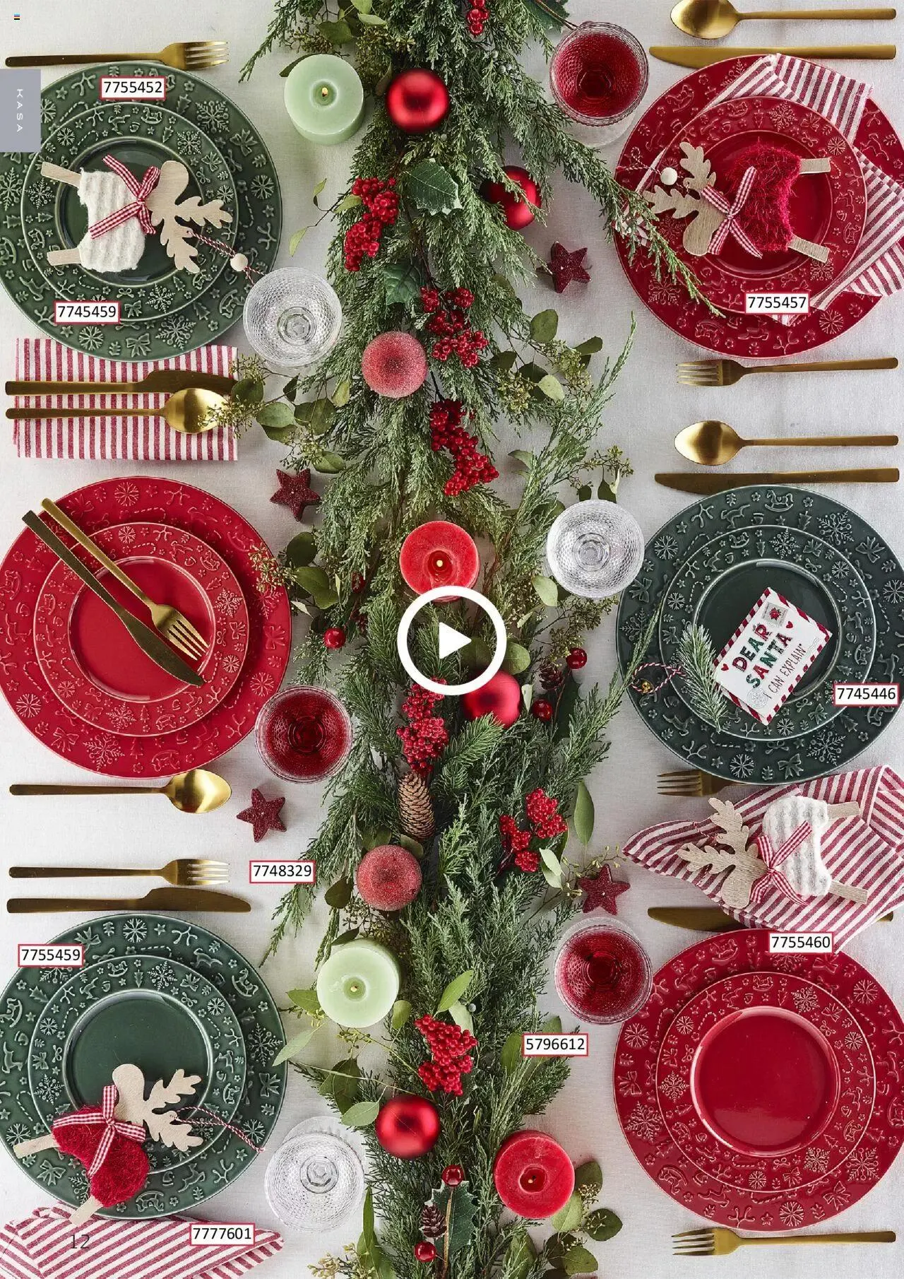 Folheto Continente Kasa Catálogo Kasa Dicas Decoração Natal de 21 de novembro até 24 de dezembro 2023 - Pagina 12