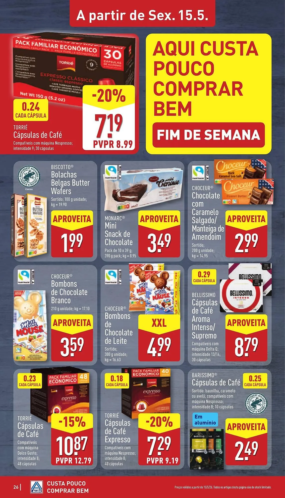 Folheto Folheto ALDI de 11 de maio até 17 de maio 2026 - Pagina 26