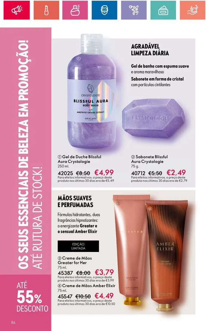 Folheto Folheto Oriflame de 30 de maio até 19 de junho 2024 - Pagina 86