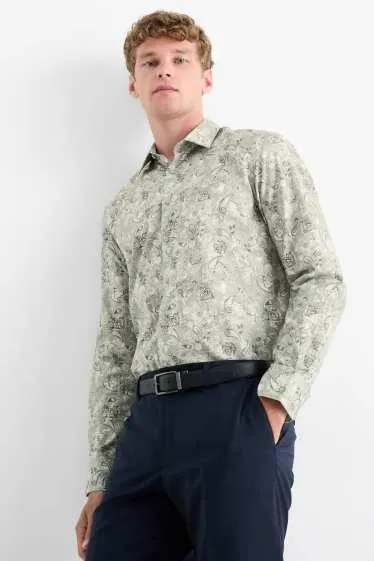 Business shirt - regular fit - kent collar - patterned