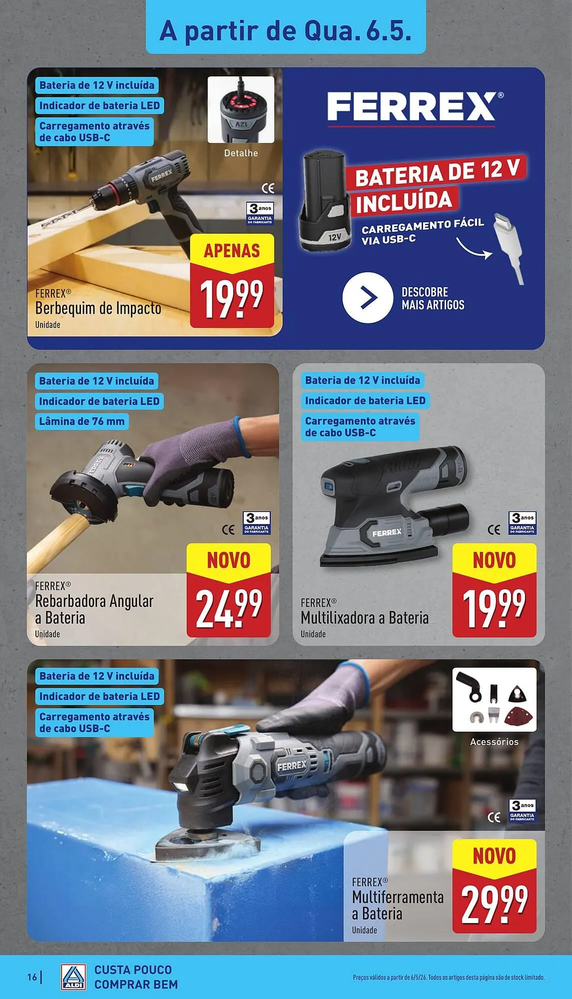 Folheto Folheto ALDI de 4 de maio até 10 de maio 2026 - Pagina 16