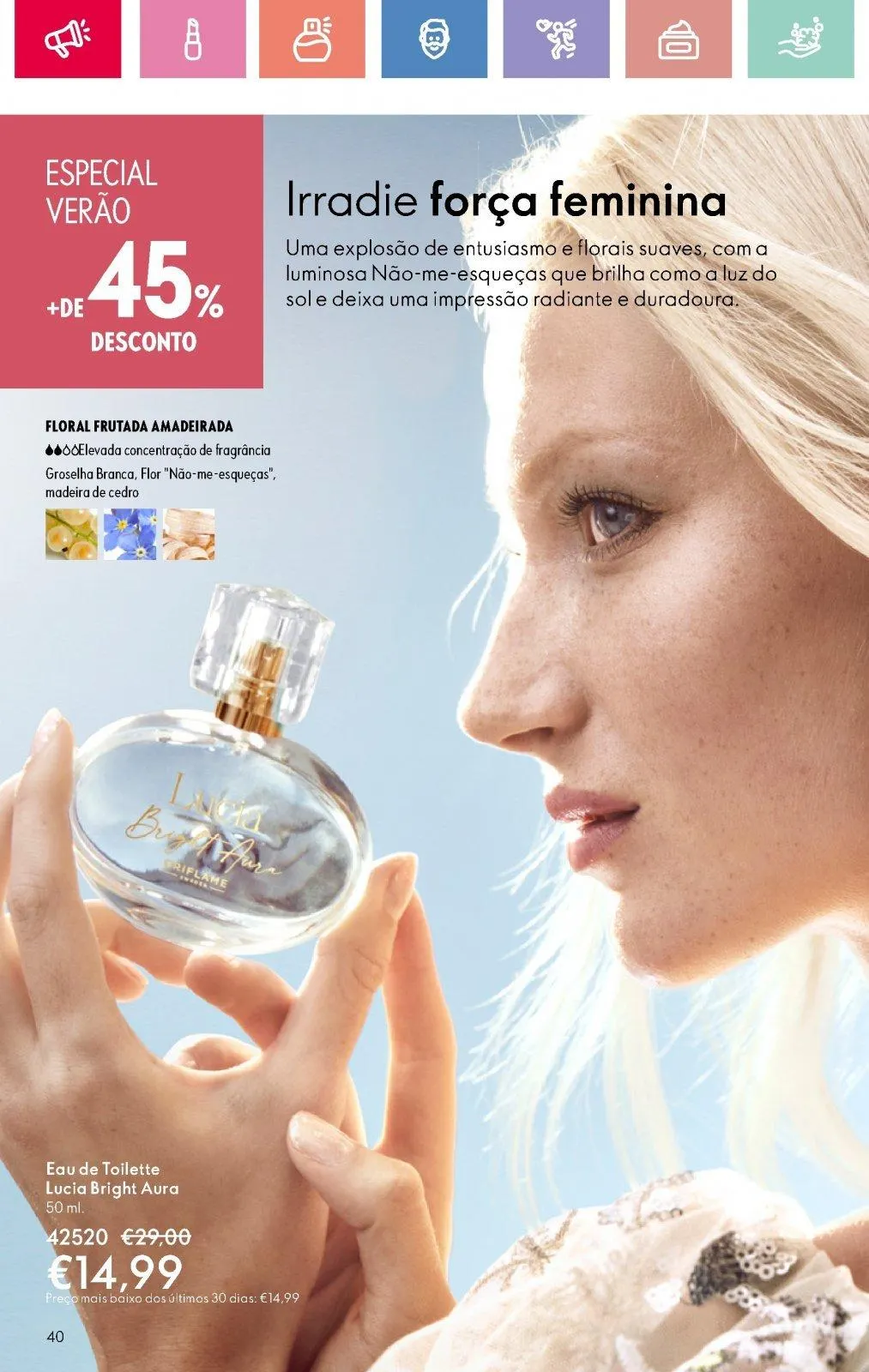 Folheto Folheto de Oriflame até 05.07.2025 de 18 de junho até 5 de julho 2025 - Pagina 40