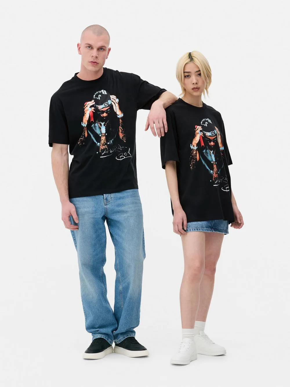 „Burna Boy“ T-Shirt mit Grafik