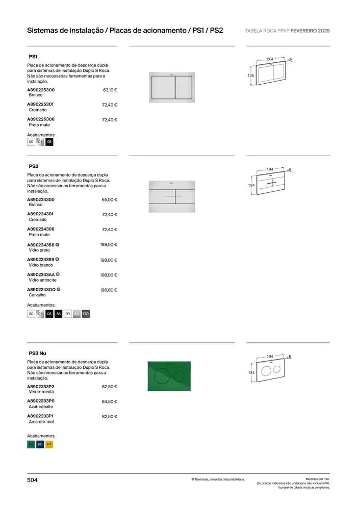 Folheto Soluções de Banho  de 6 de janeiro até 31 de dezembro 2025 - Pagina 506