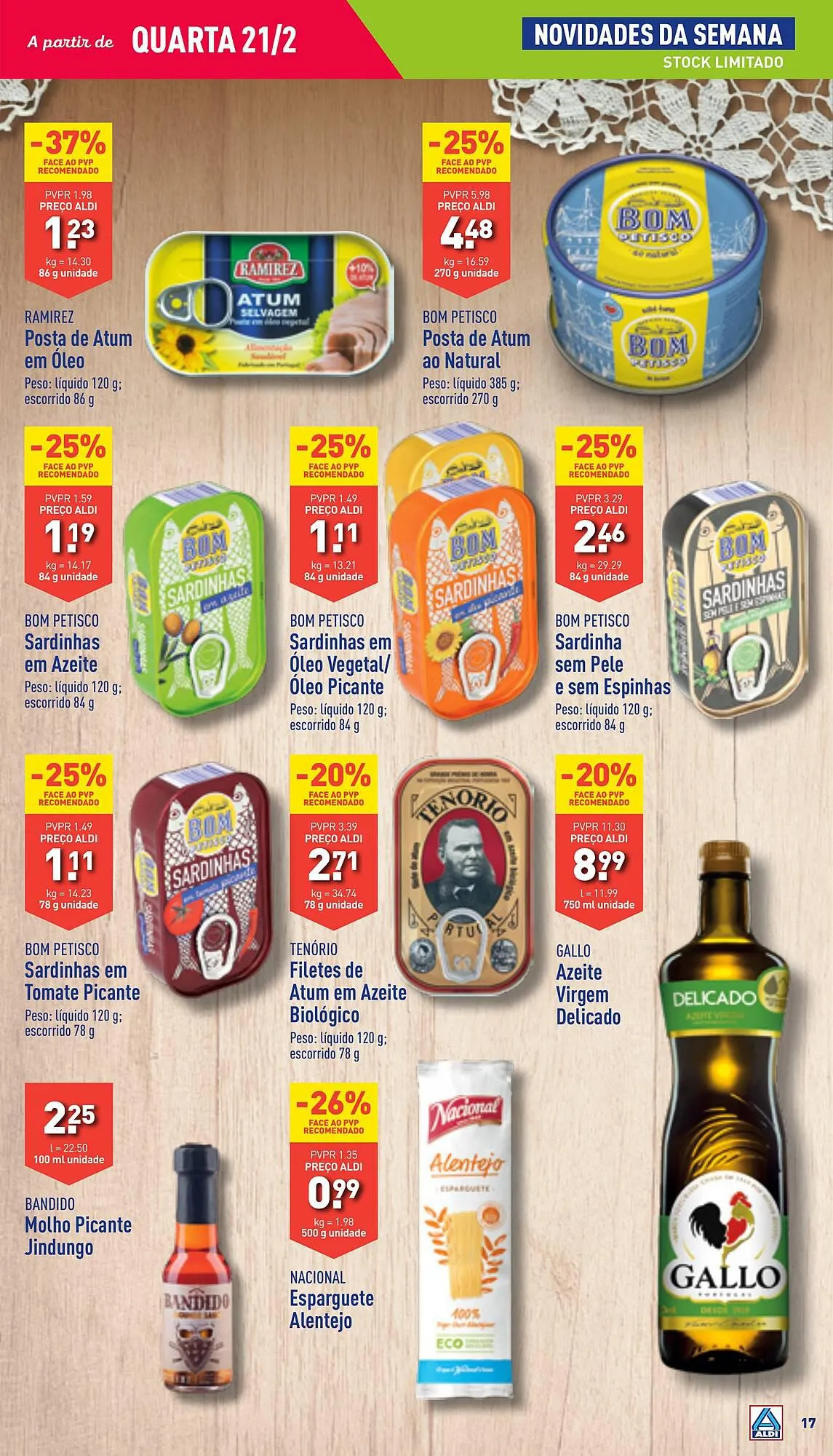 Folheto Folheto ALDI de 21 de fevereiro até 27 de fevereiro 2024 - Pagina 17
