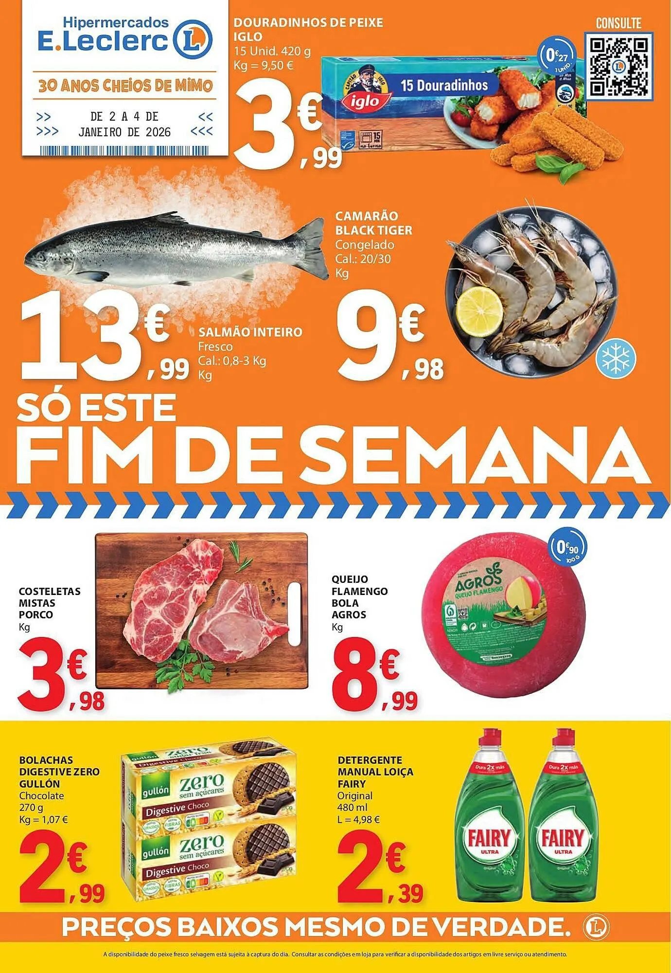 Folheto Folheto E.Leclerc de 2 de janeiro até 4 de janeiro 2026 - Pagina 1
