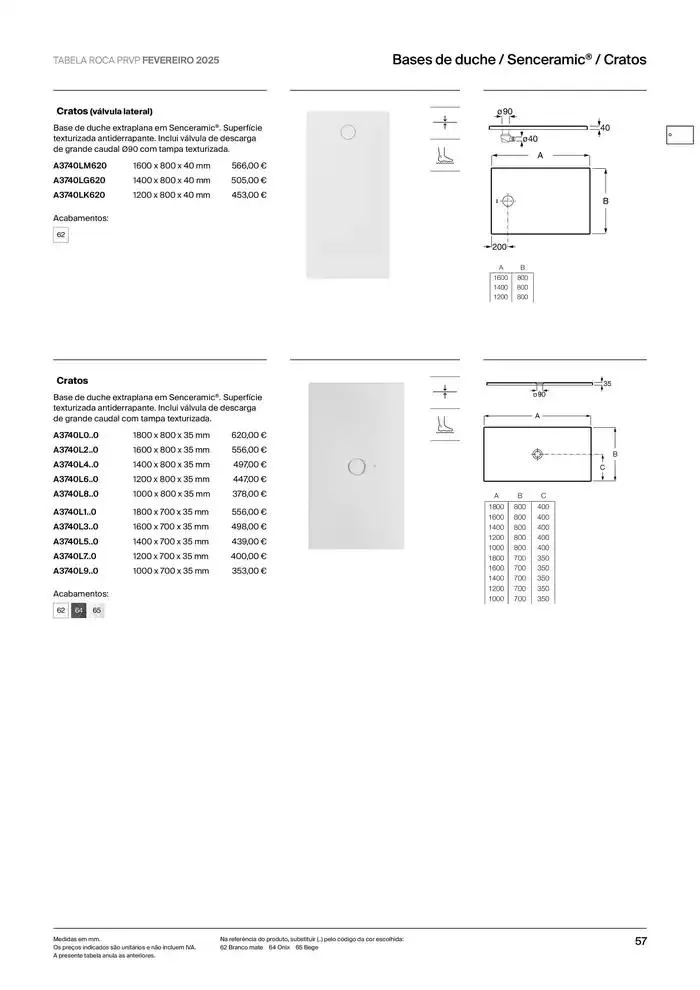 Folheto Soluções de Banho  de 6 de janeiro até 31 de dezembro 2025 - Pagina 59