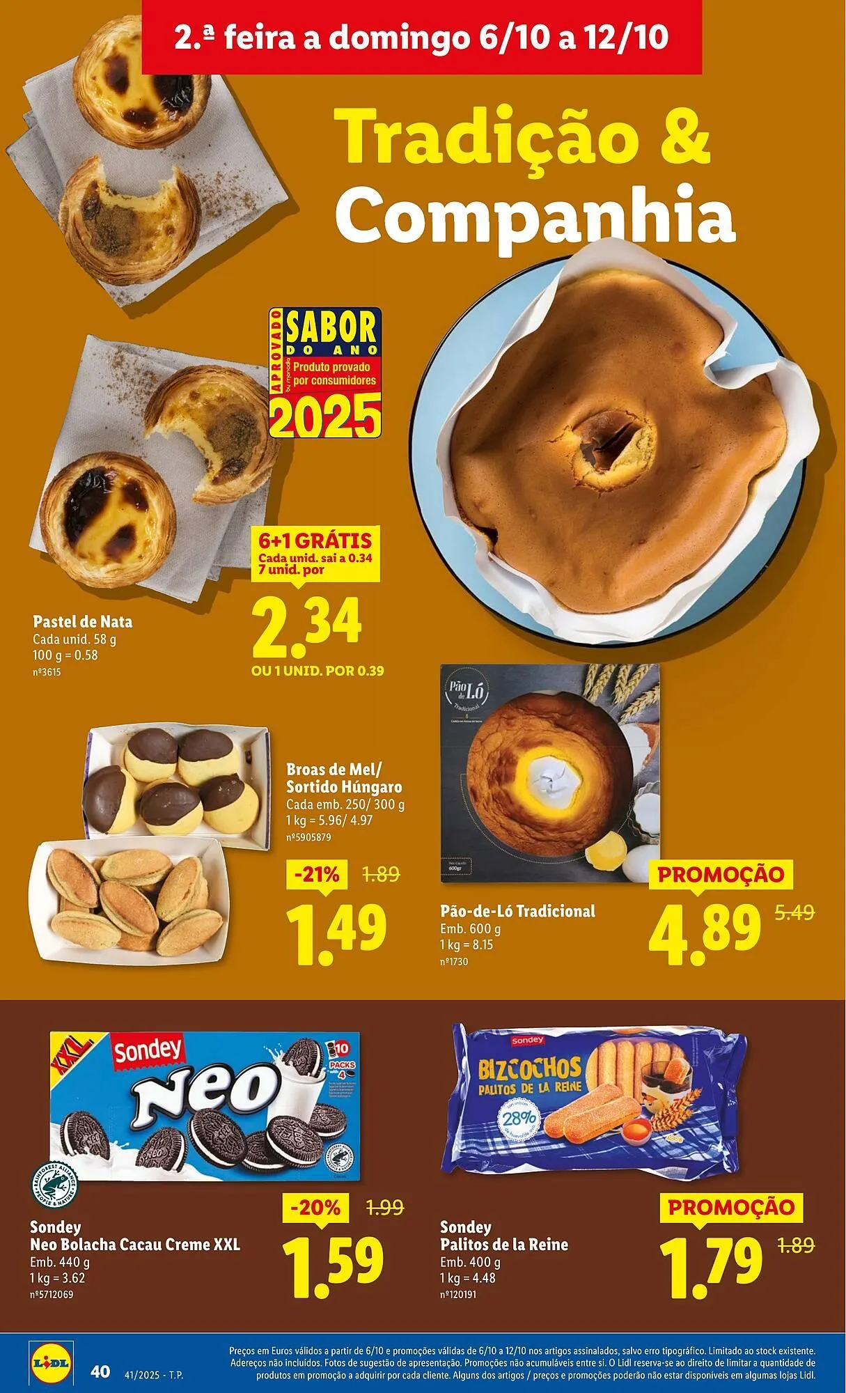 Folheto Folheto Lidl de 6 de outubro até 12 de outubro 2025 - Pagina 40