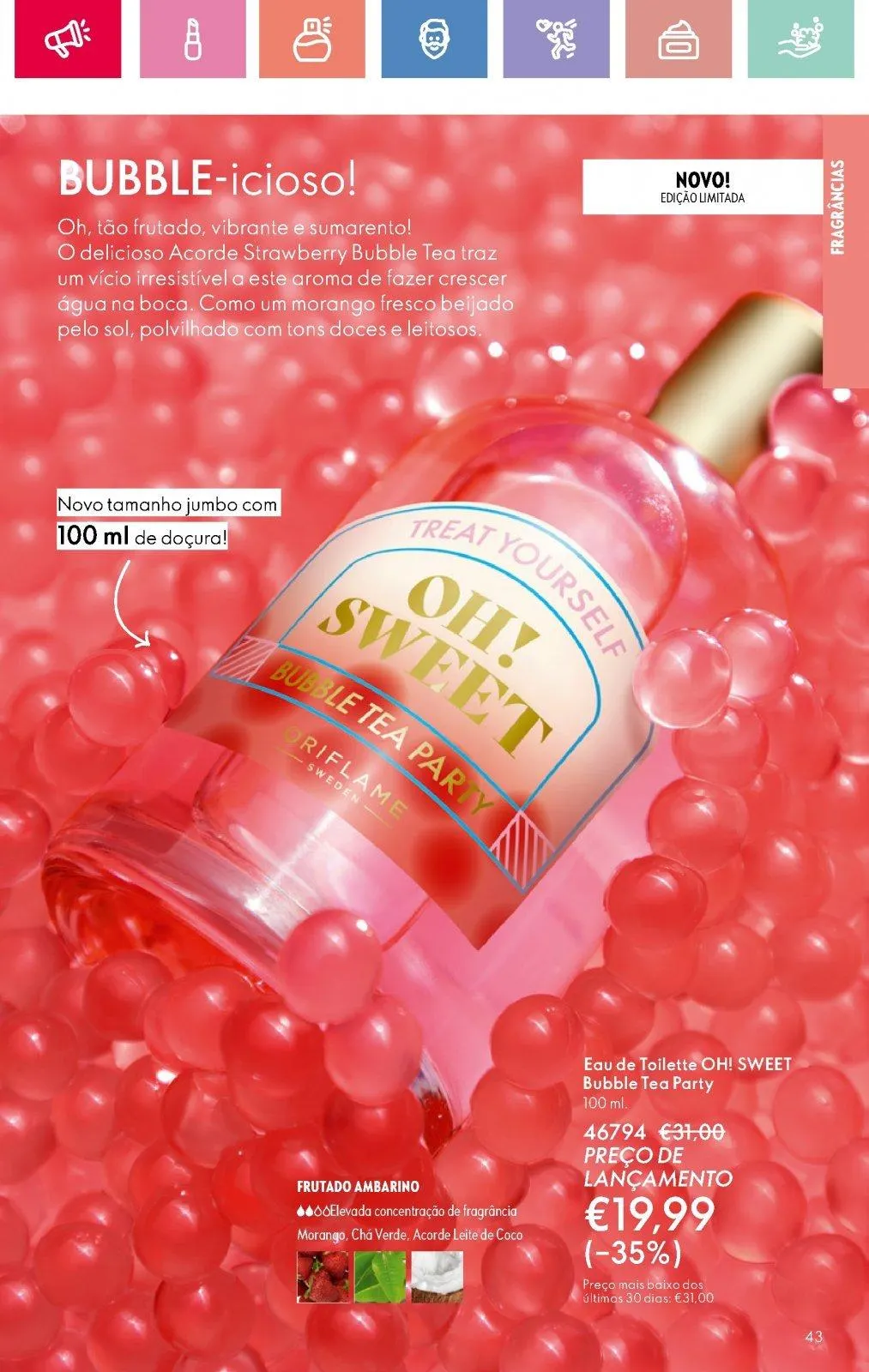 Folheto Folheto de Oriflame até 05.07.2025 de 18 de junho até 5 de julho 2025 - Pagina 43