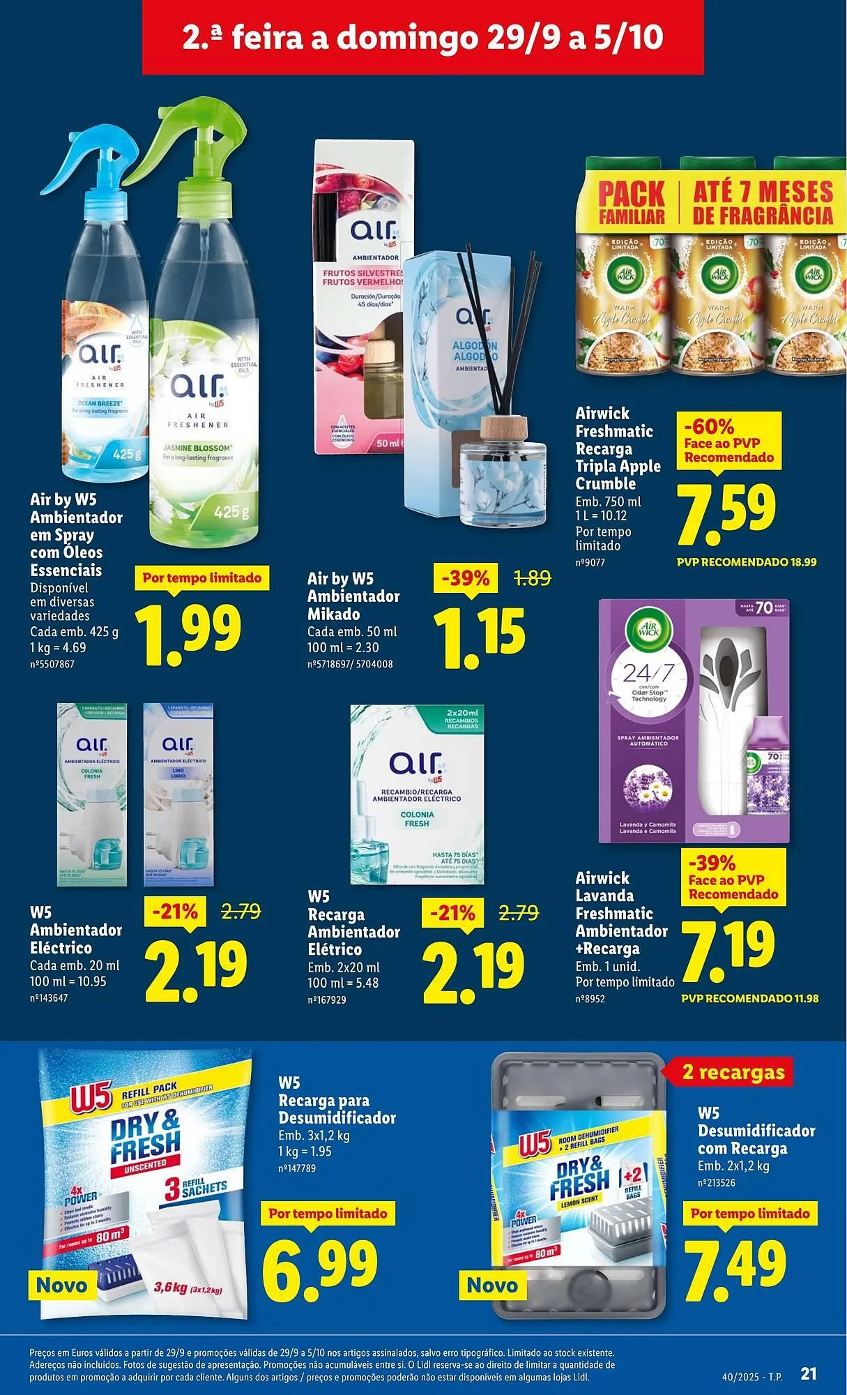 Folheto Folheto Lidl de 29 de setembro até 5 de outubro 2025 - Pagina 21