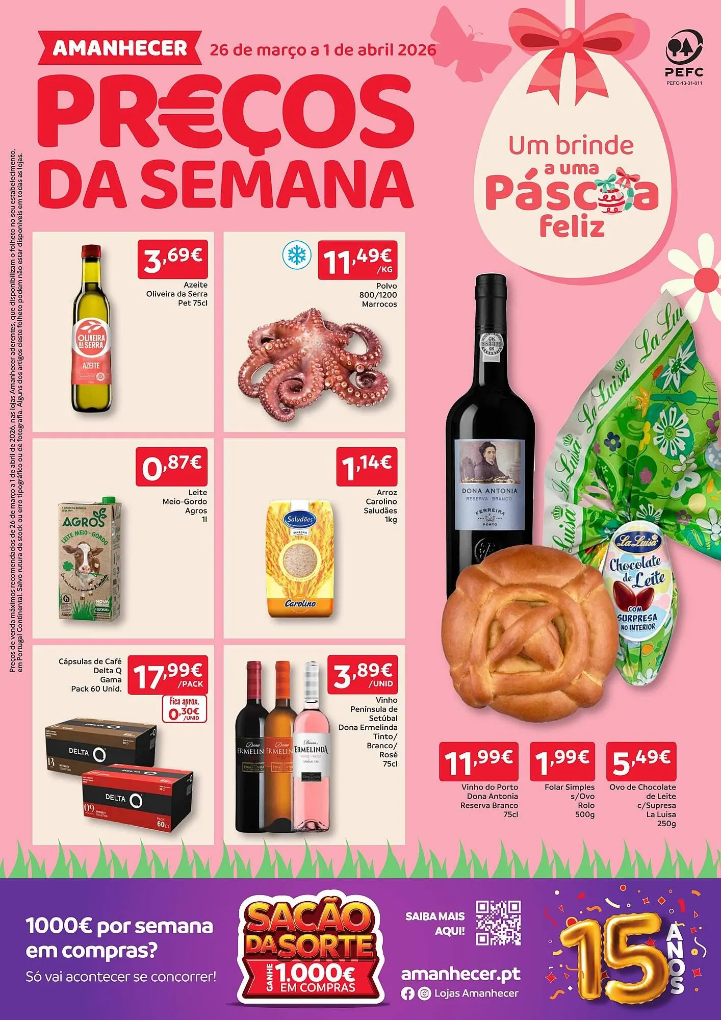 Folheto Folheto Amanhecer de 26 de março até 1 de abril 2026 - Pagina 1