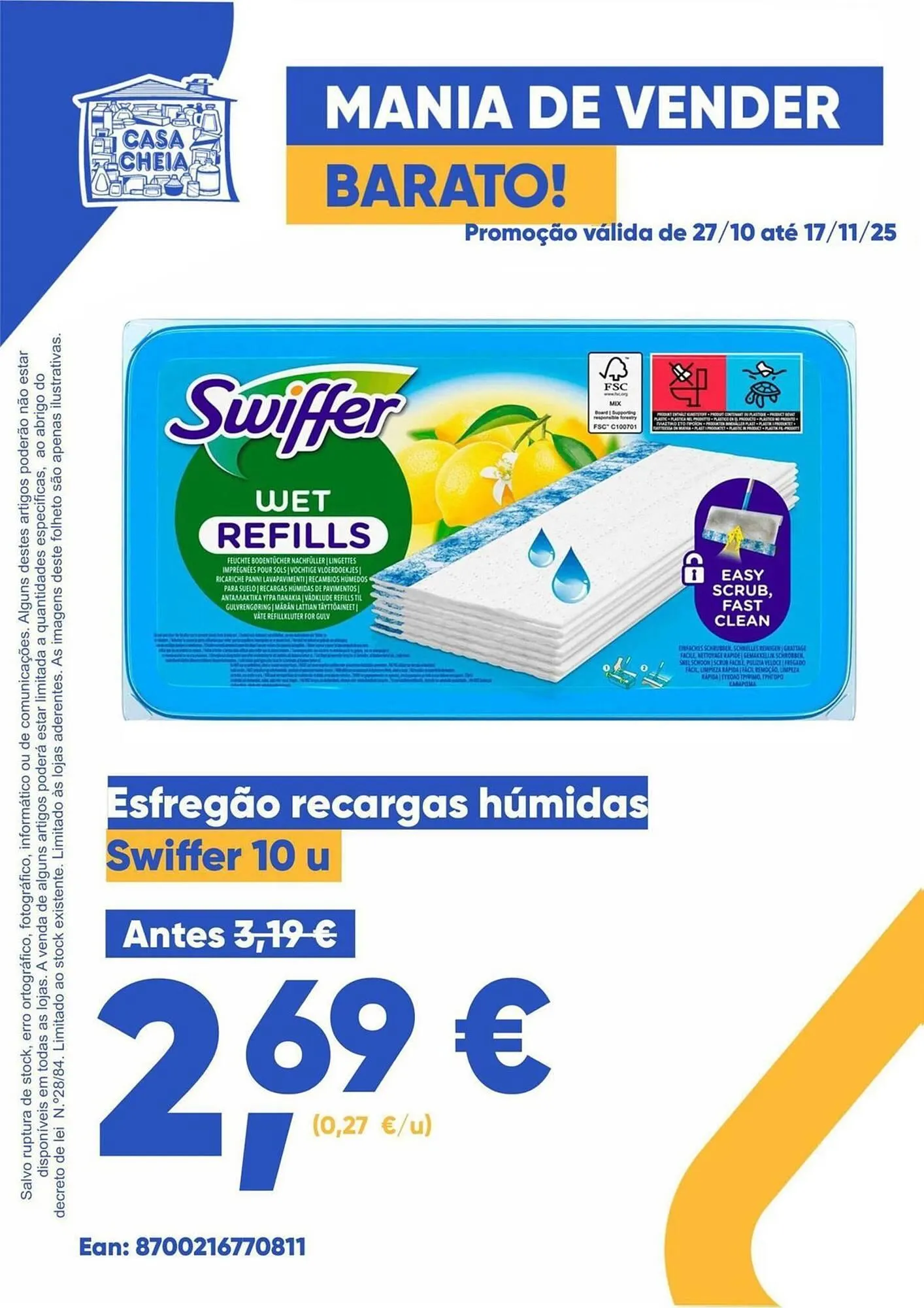 Folheto Folheto Casa Cheia de 28 de outubro até 17 de novembro 2025 - Pagina 1