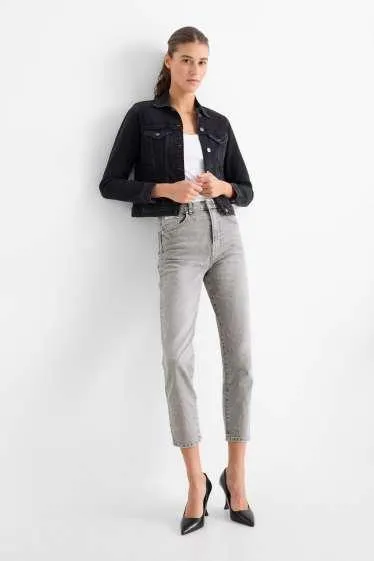 Mom jeans - high waist - LYCRA®