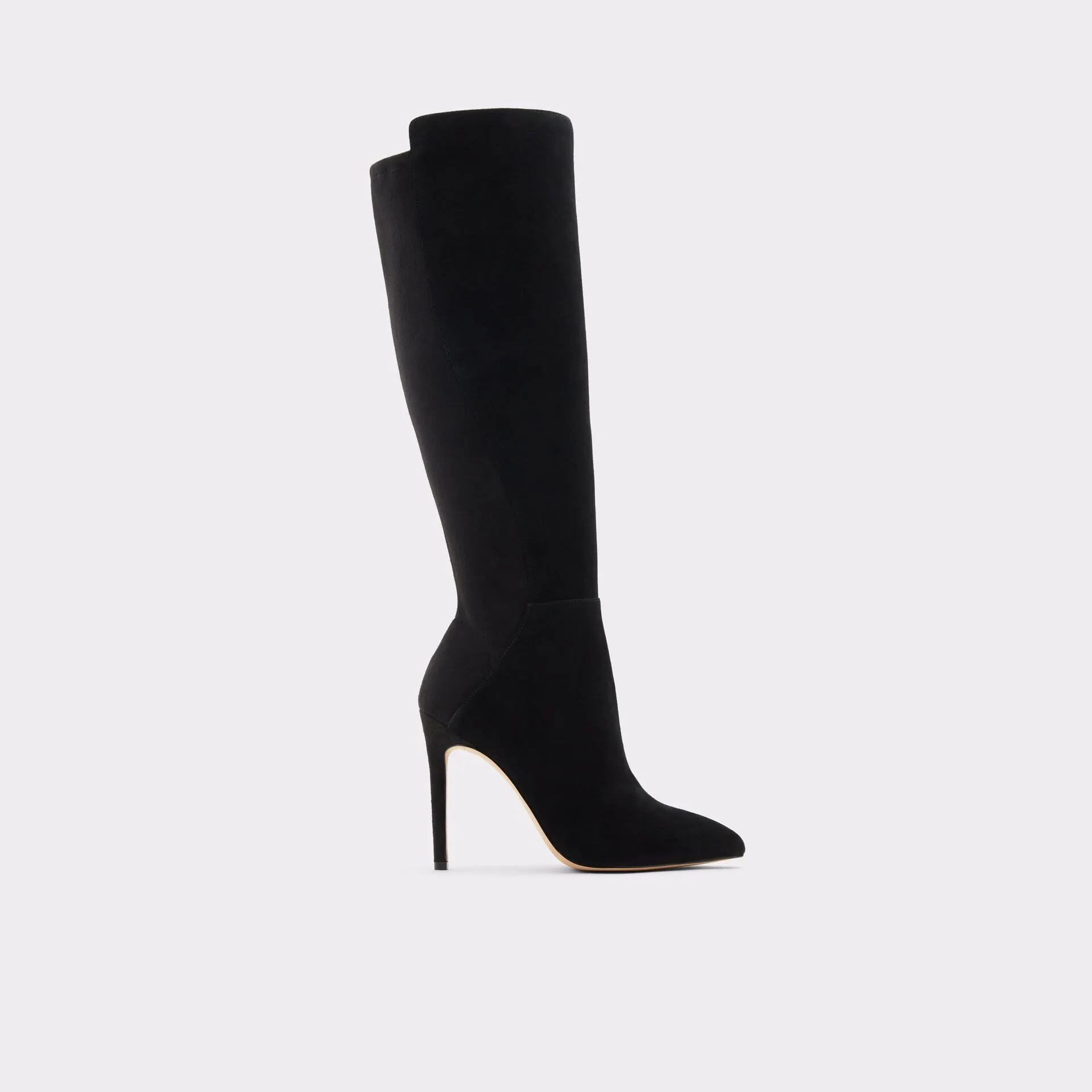 Botas em pele preto, salto fino - SOPHIALAAN