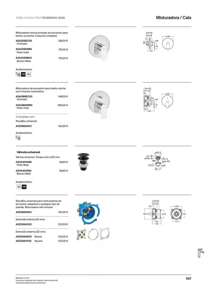 Folheto Soluções de Banho  de 6 de janeiro até 31 de dezembro 2025 - Pagina 599