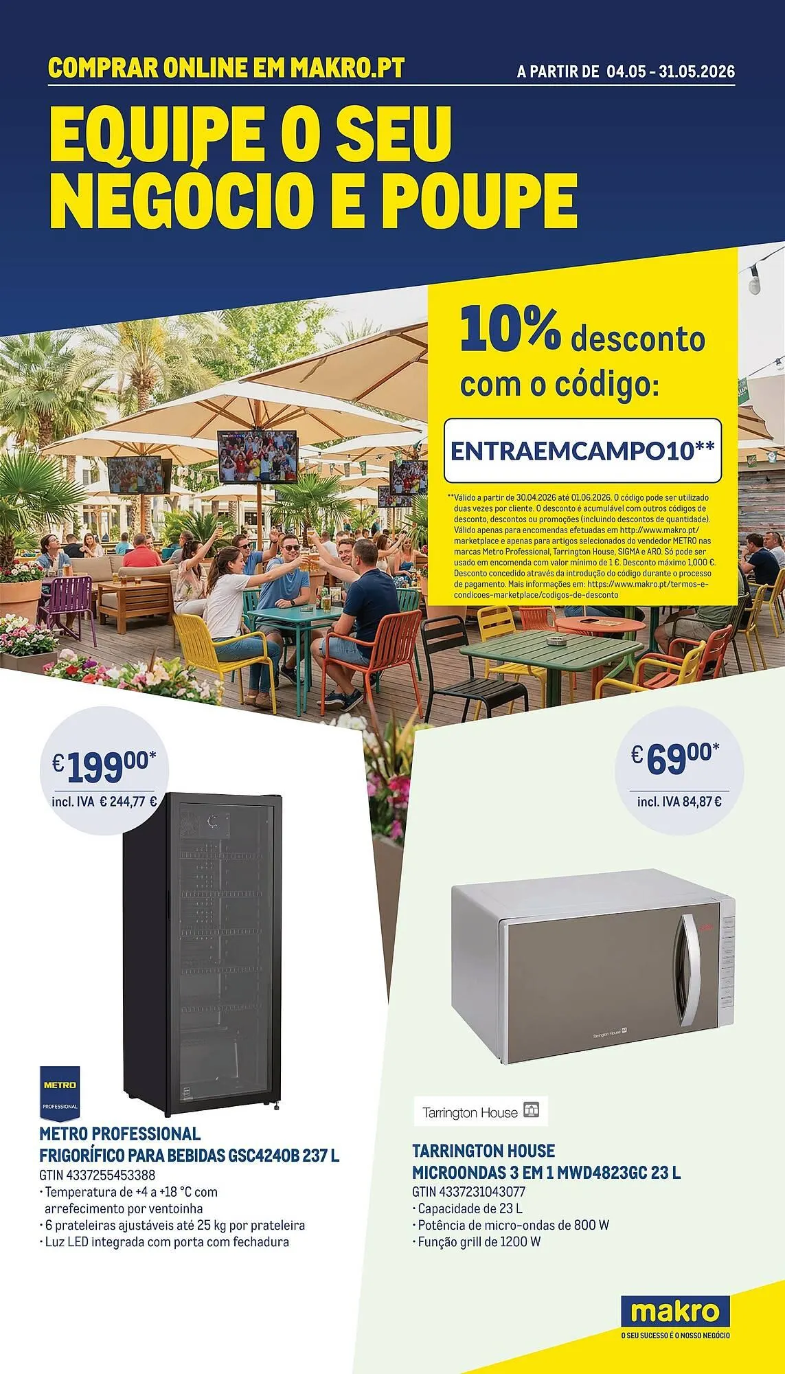 Folheto Catálogo Makro de 4 de maio até 31 de maio 2026 - Pagina 1
