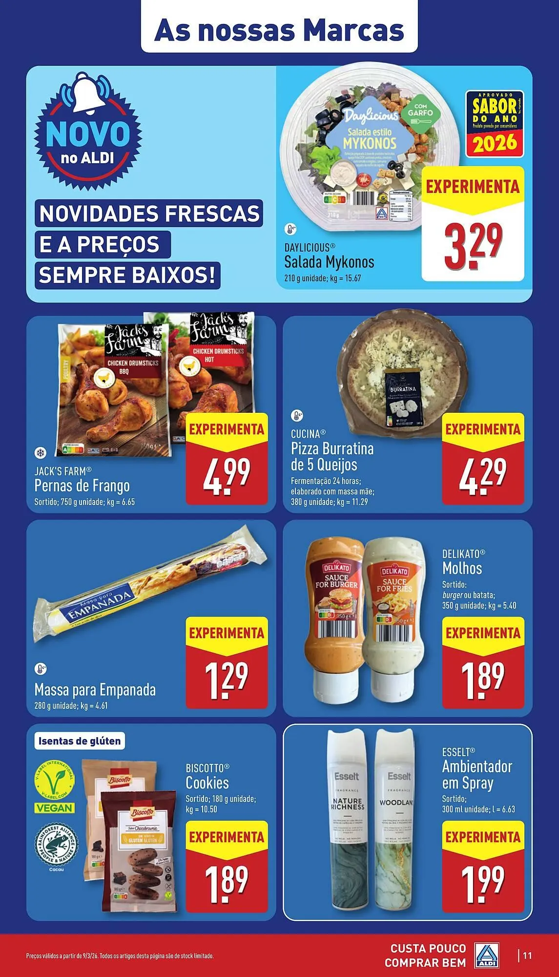 Folheto Folheto ALDI de 9 de março até 15 de março 2026 - Pagina 11