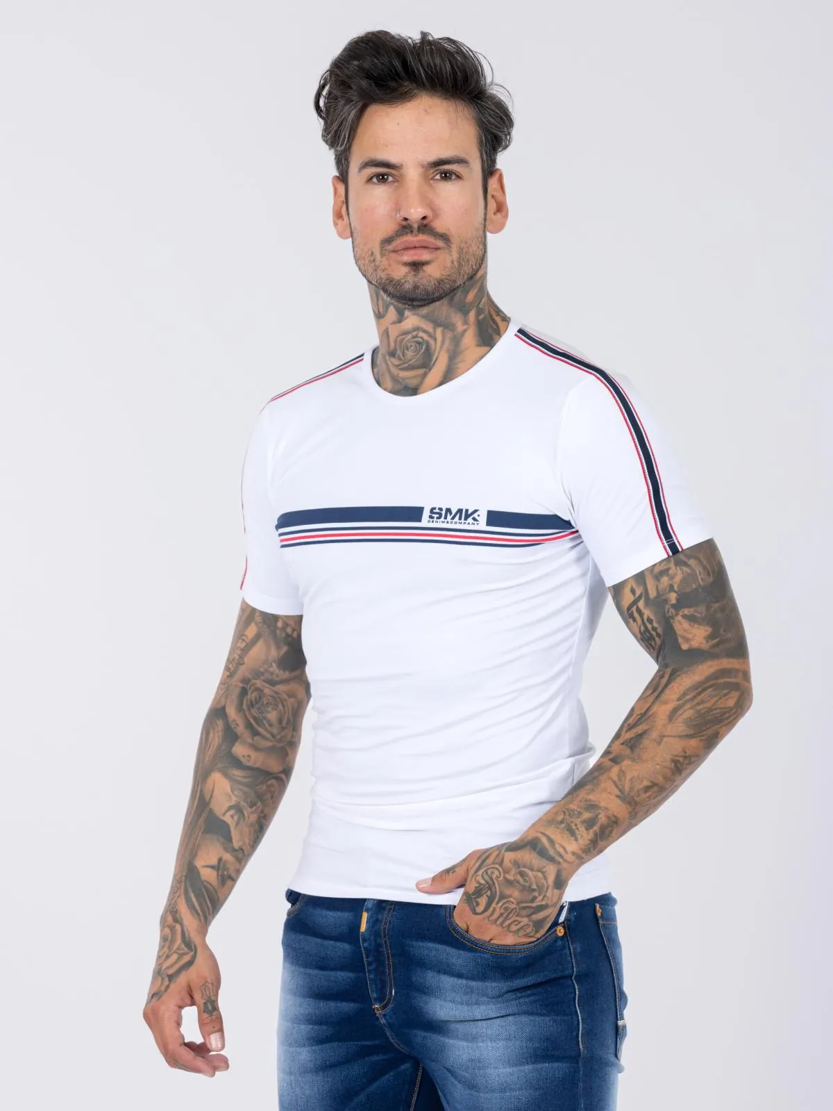 T-SHIRT SMK LOGO LINES