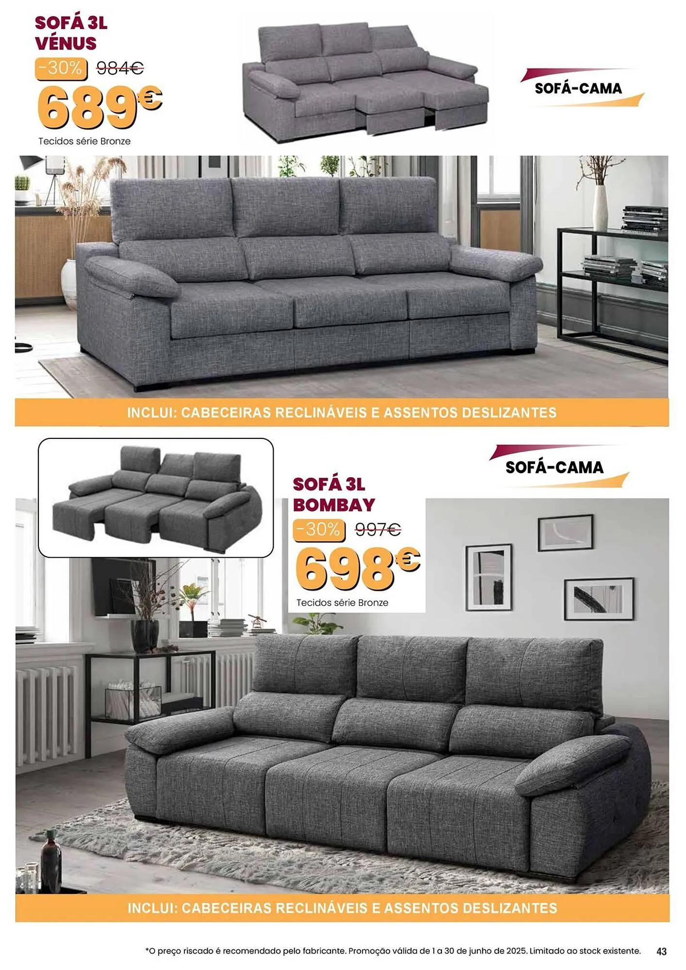 Folheto Folheto Hiper Centro do Móvel de 3 de junho até 30 de junho 2025 - Pagina 43