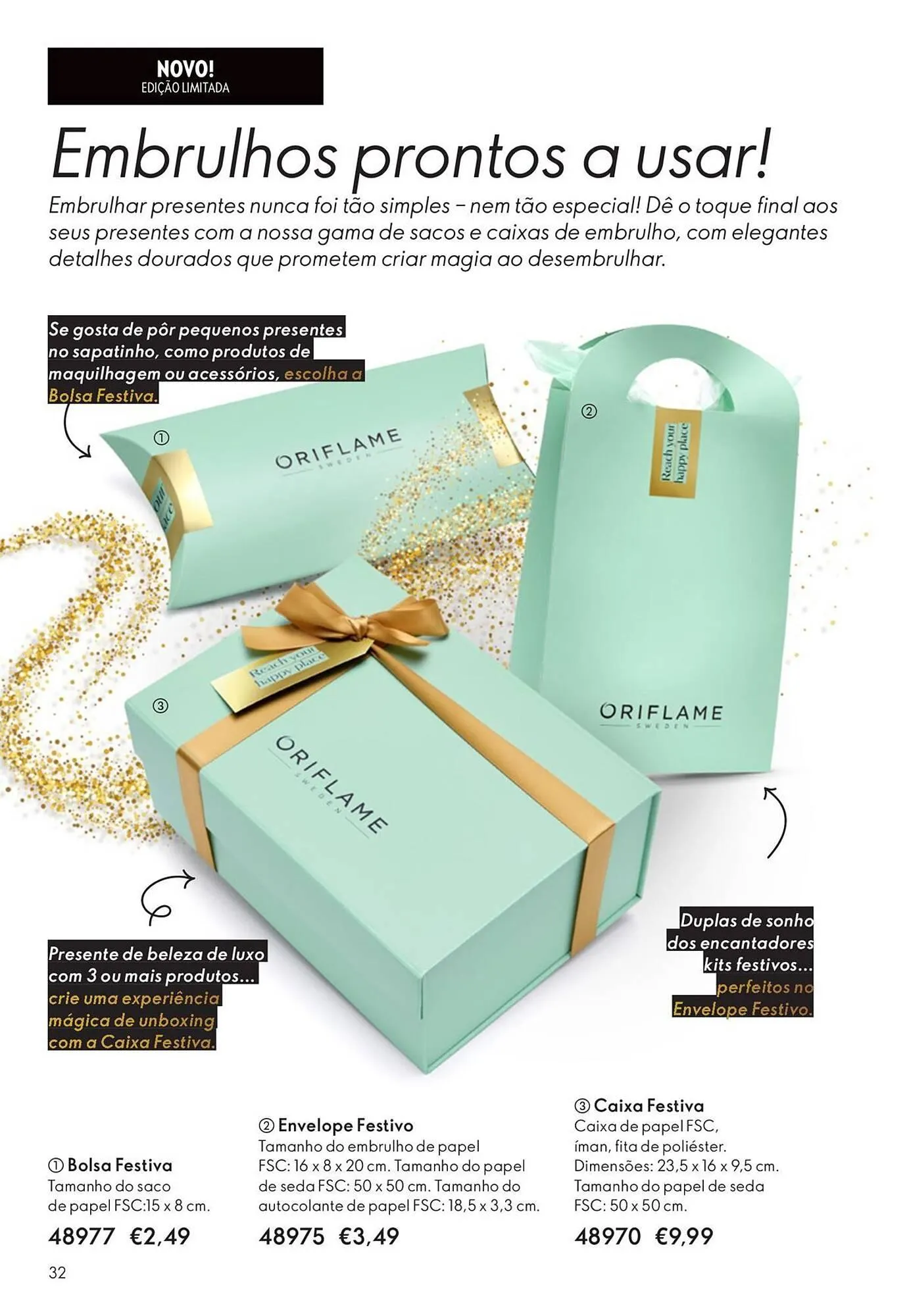 Folheto Catálogo Oriflame de 12 de novembro até 2 de dezembro 2025 - Pagina 32