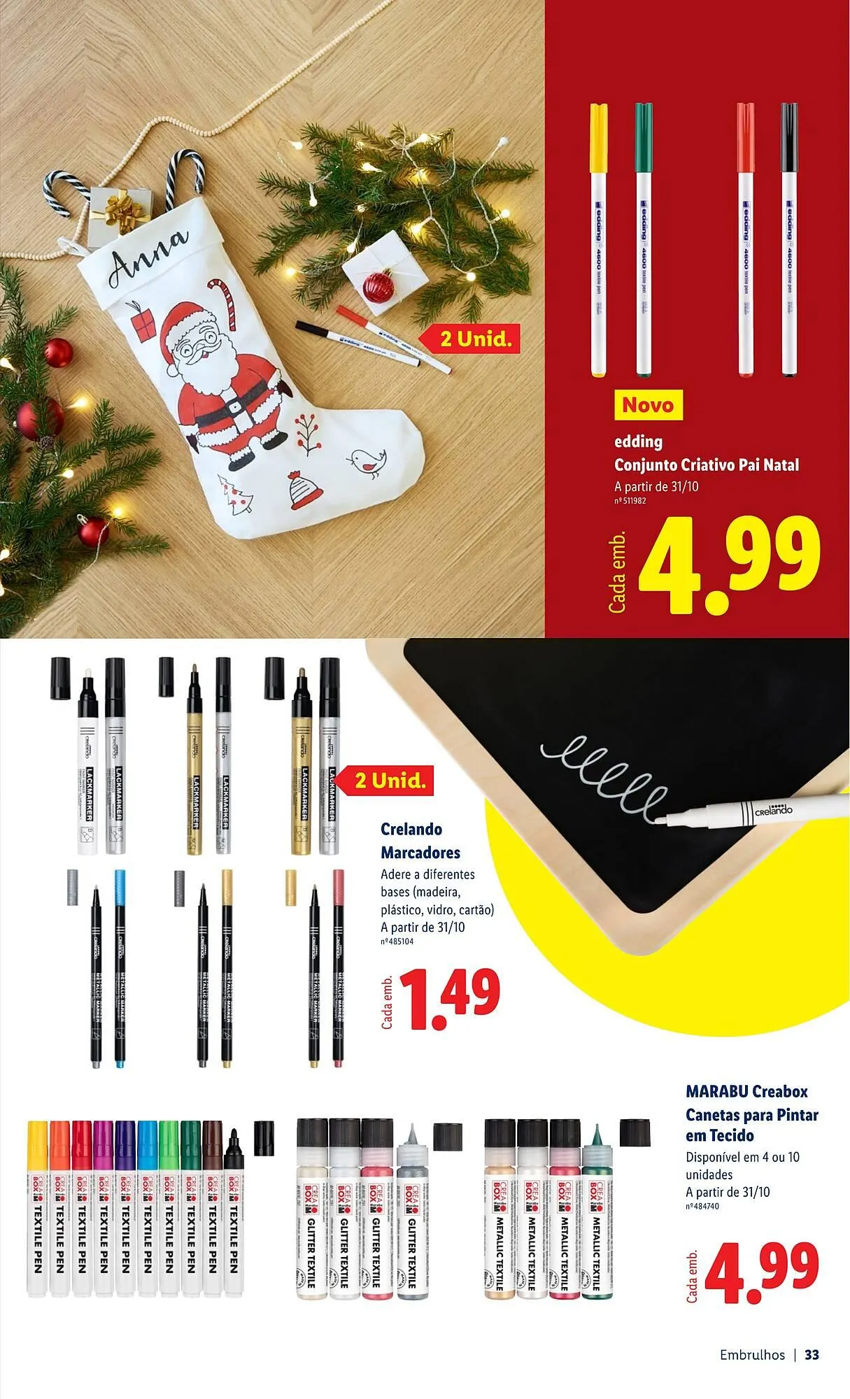 Folheto Folheto Lidl de 31 de outubro até 31 de dezembro 2025 - Pagina 33