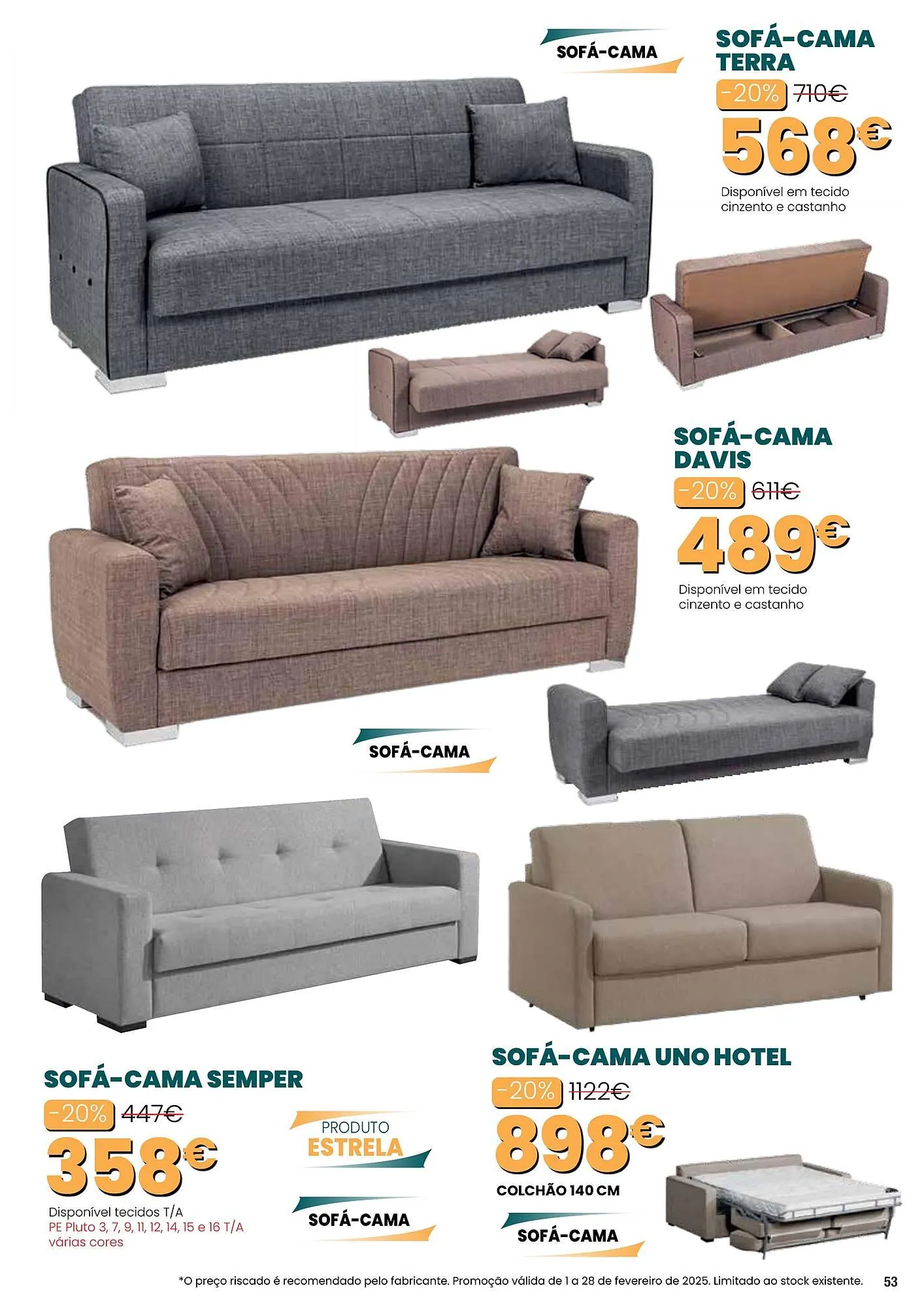 Folheto Folheto Hiper Centro do Móvel de 1 de fevereiro até 28 de fevereiro 2025 - Pagina 53