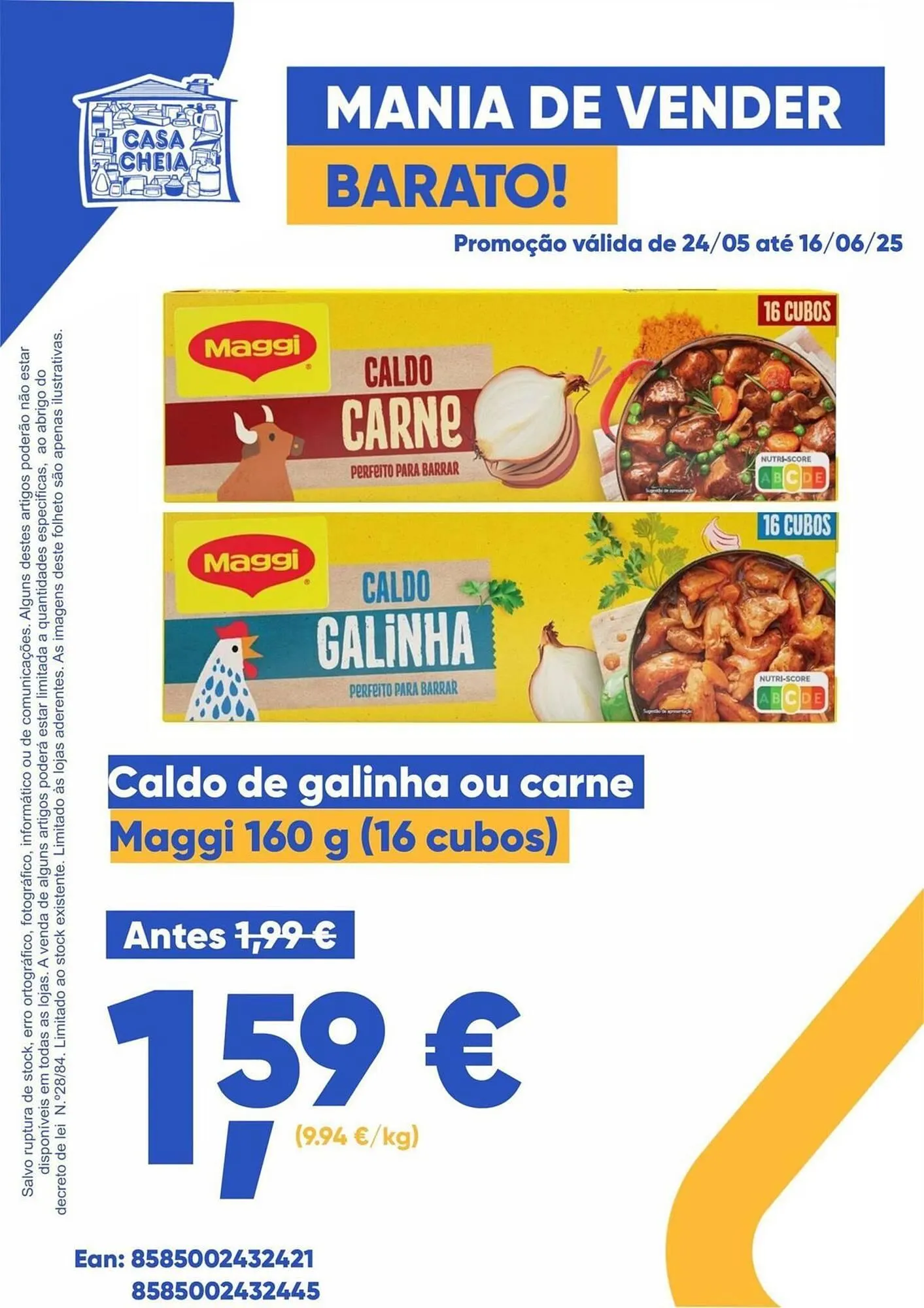 Folheto Folheto Casa Cheia de 24 de maio até 16 de junho 2025 - Pagina 1