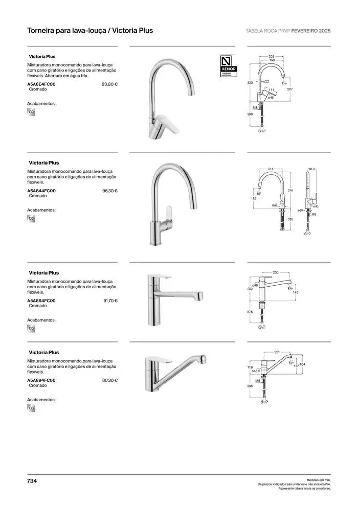 Folheto Soluções de Banho  de 6 de janeiro até 31 de dezembro 2025 - Pagina 736