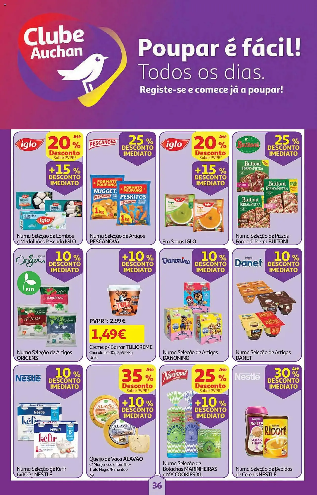 Folheto Folheto Auchan de 9 de abril até 16 de abril 2026 - Pagina 36