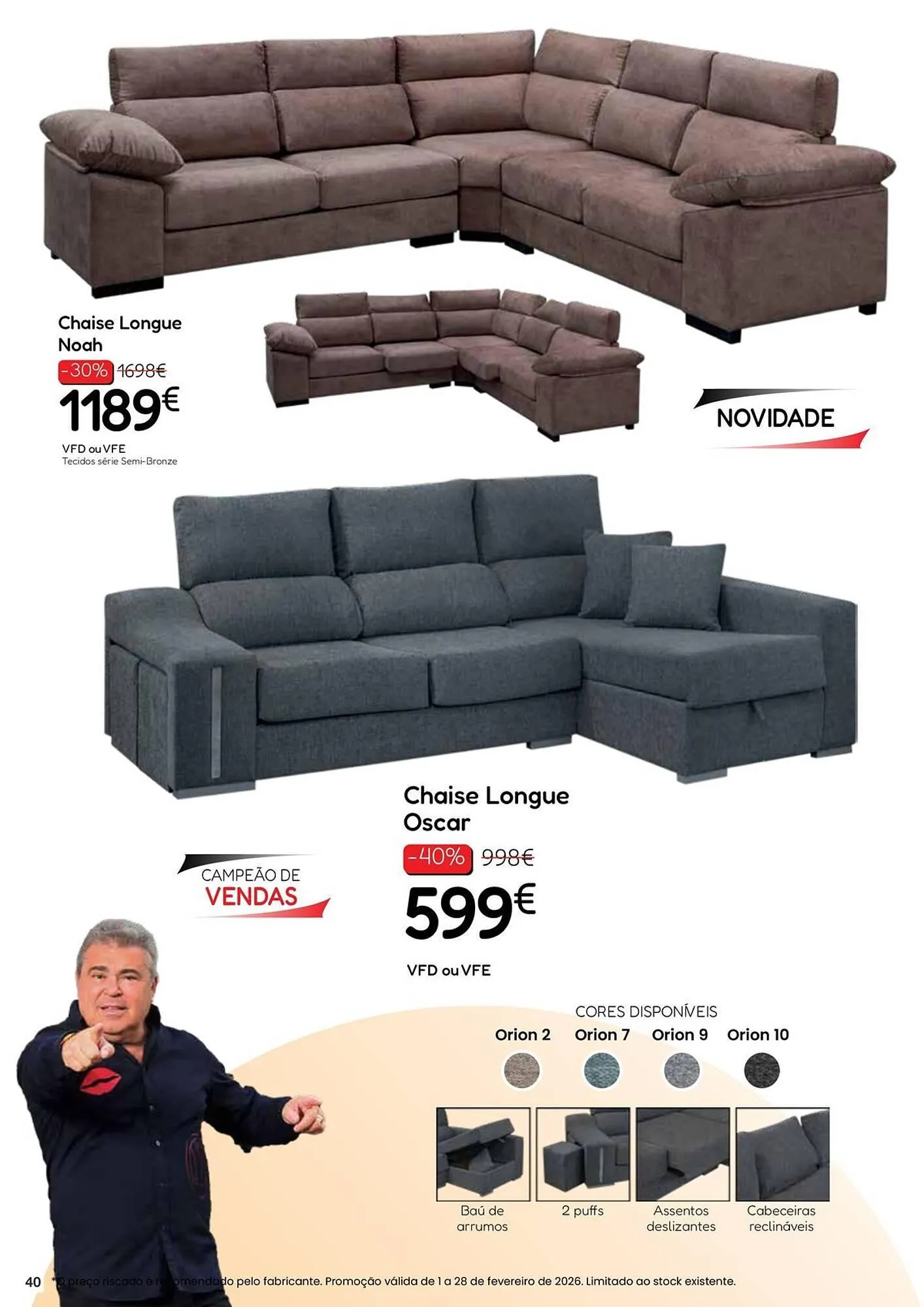 Folheto Folheto Hiper Centro do Móvel de 2 de fevereiro até 28 de fevereiro 2026 - Pagina 40