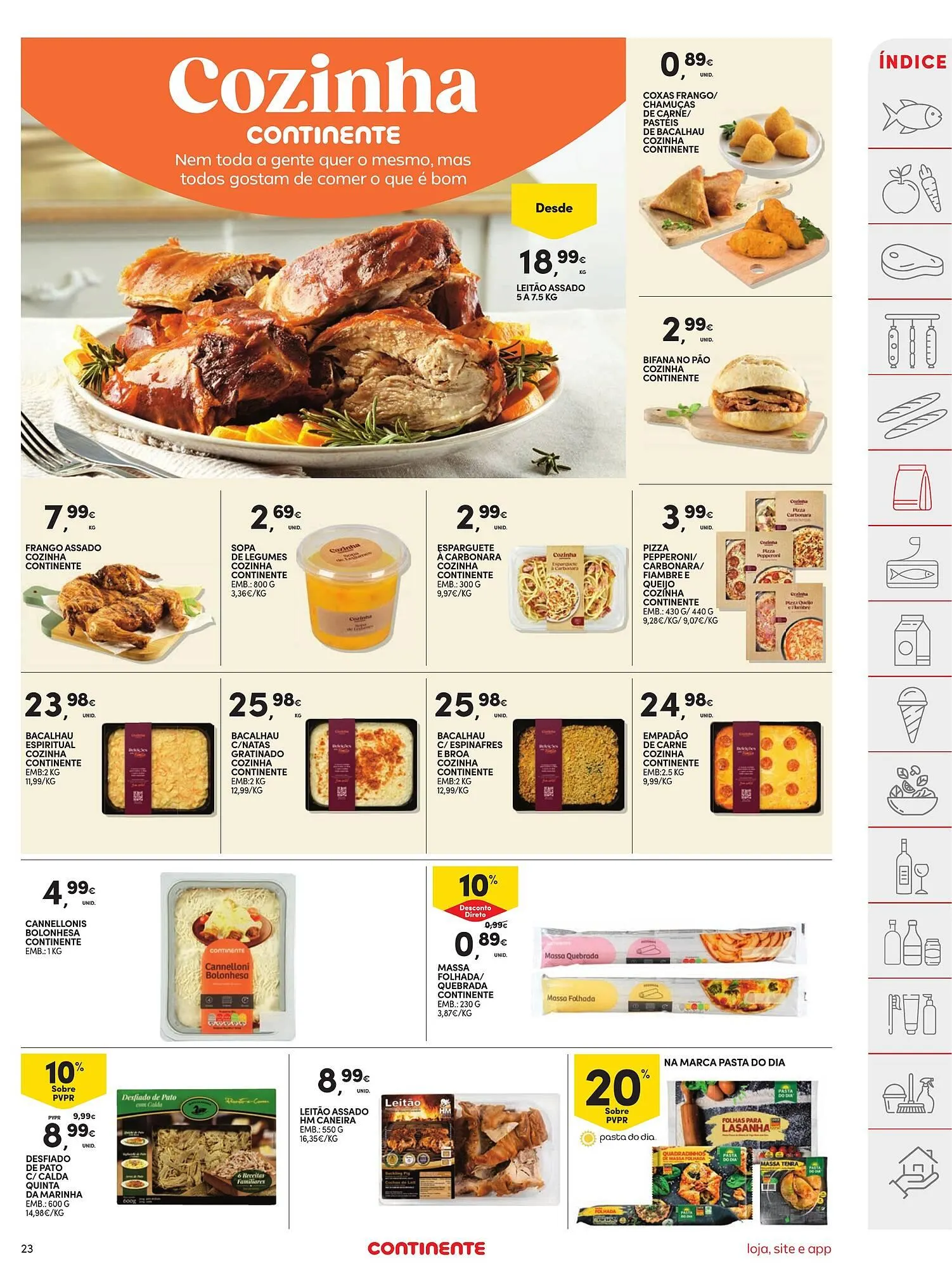 Folheto Folheto Continente de 31 de março até 6 de abril 2026 - Pagina 23