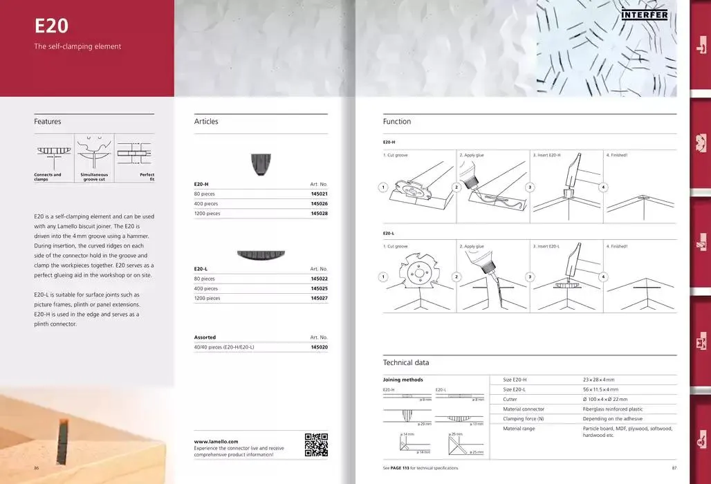 Folheto Novo! Catálogo Lamello 2025 de 6 de dezembro até 31 de dezembro 2025 - Pagina 44
