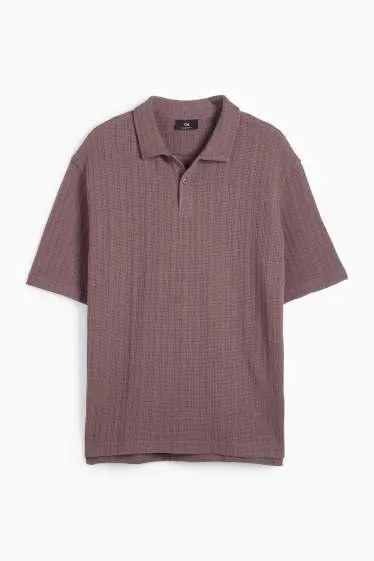Knitted polo shirt