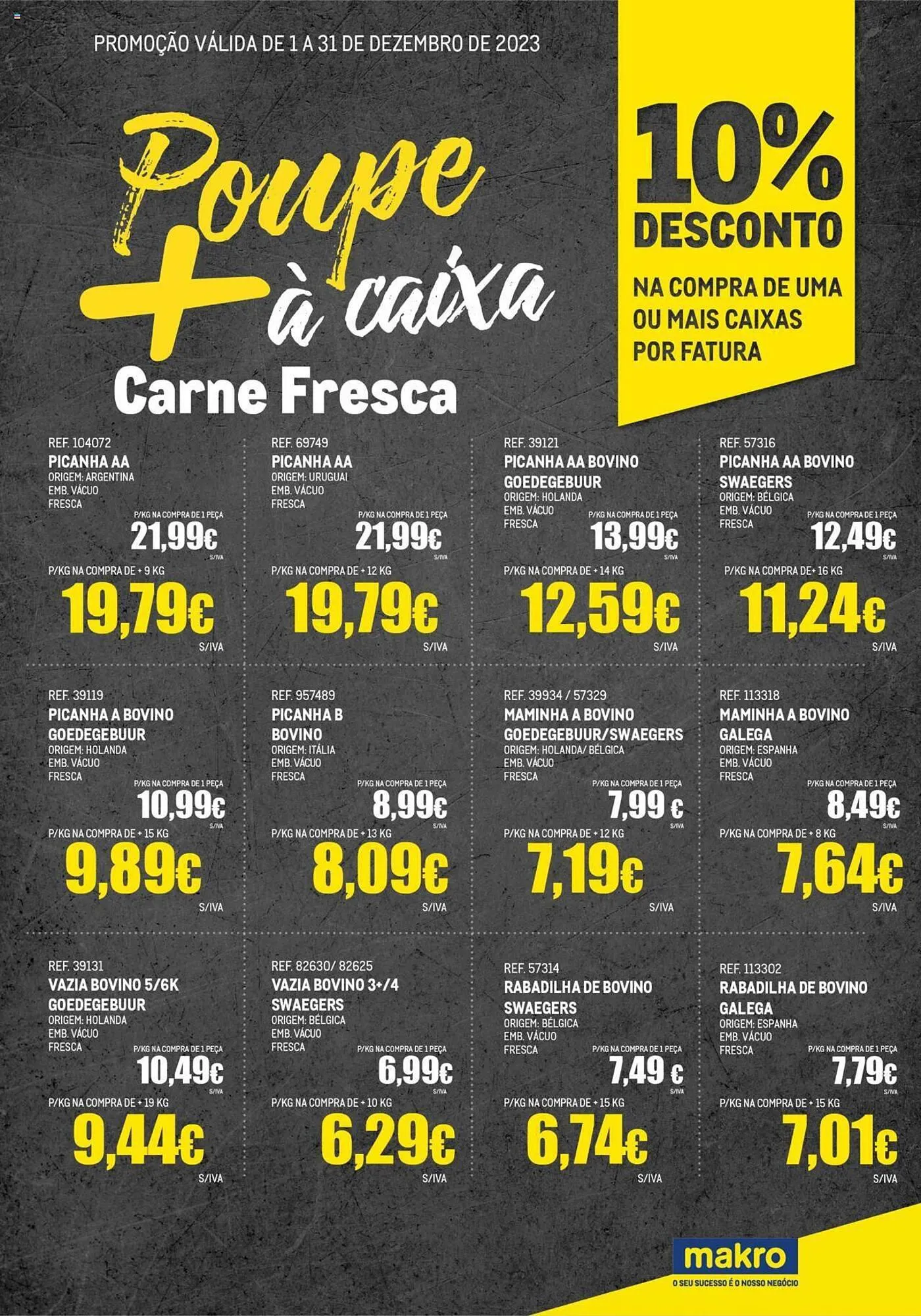 Folheto Folheto Makro de 1 de dezembro até 31 de dezembro 2023 - Pagina 1