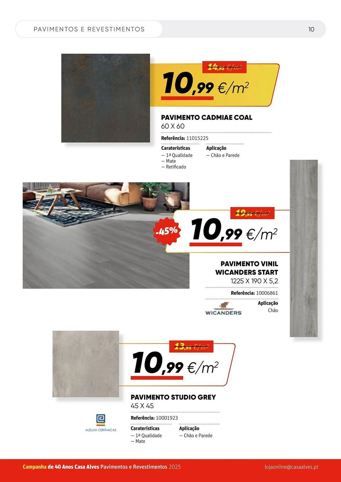 Folheto Folheto Casa Alves de 1 de abril até 31 de agosto 2025 - Pagina 10