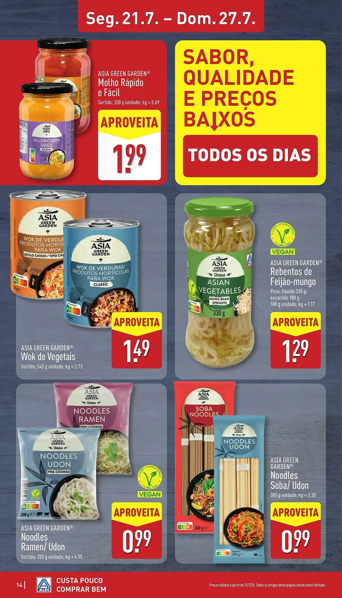 Folheto Folheto ALDI de 21 de julho até 27 de julho 2025 - Pagina 14