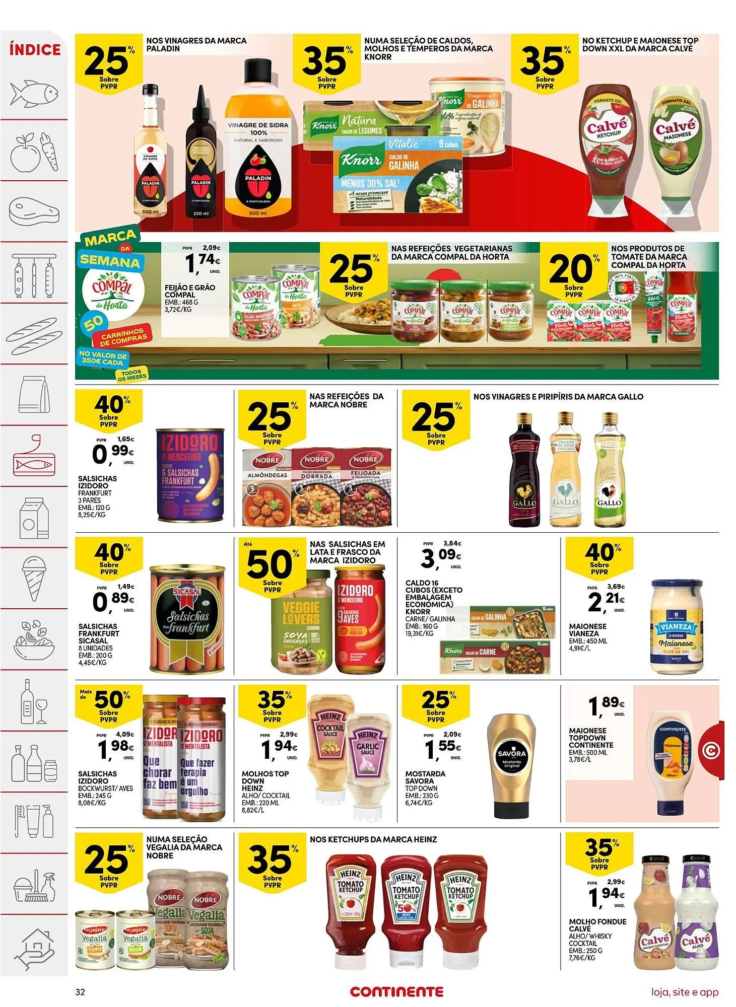 Folheto Folheto Continente de 25 de março até 31 de março 2025 - Pagina 32