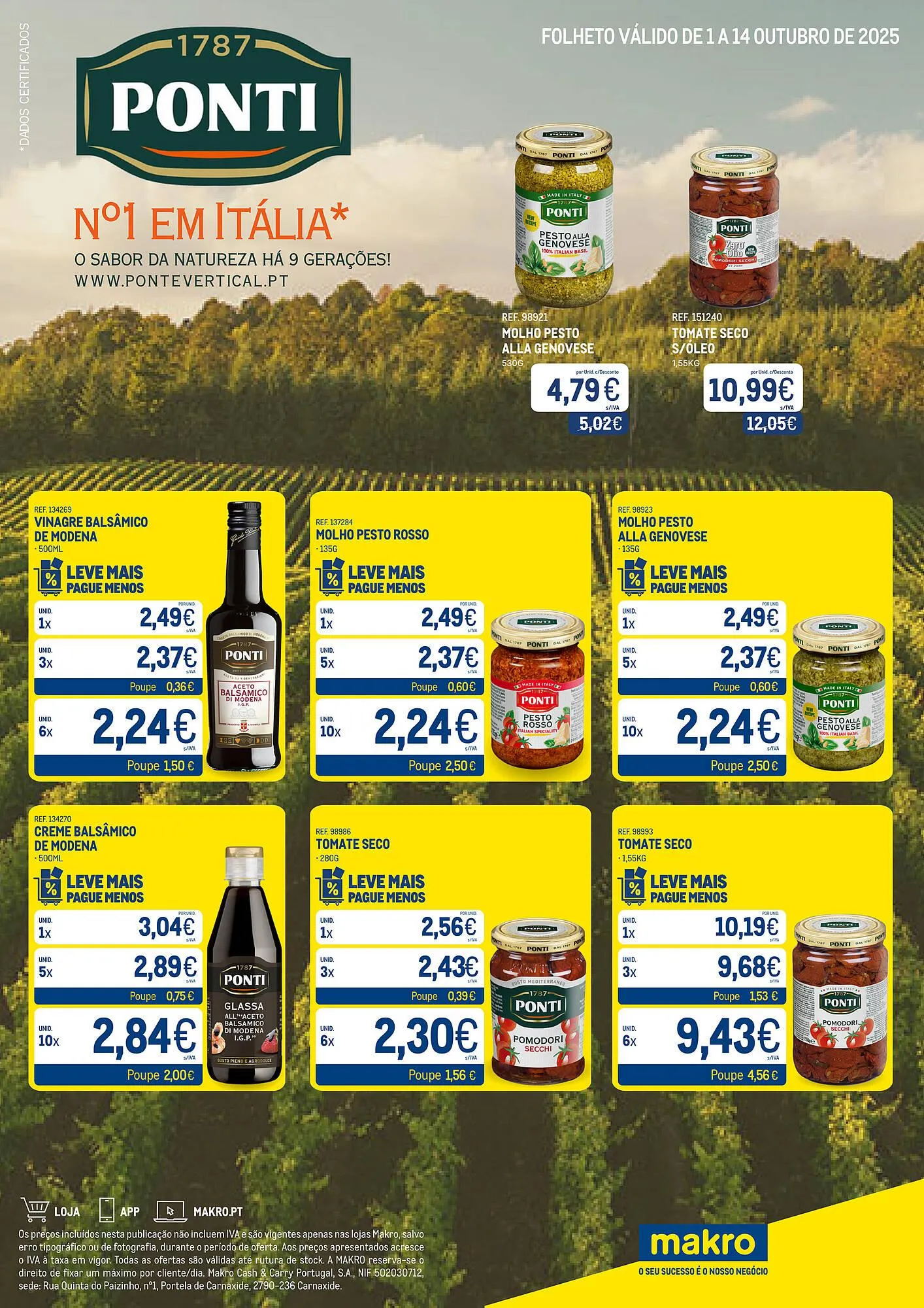 Folheto Catálogo Makro de 1 de outubro até 14 de outubro 2025 - Pagina 1