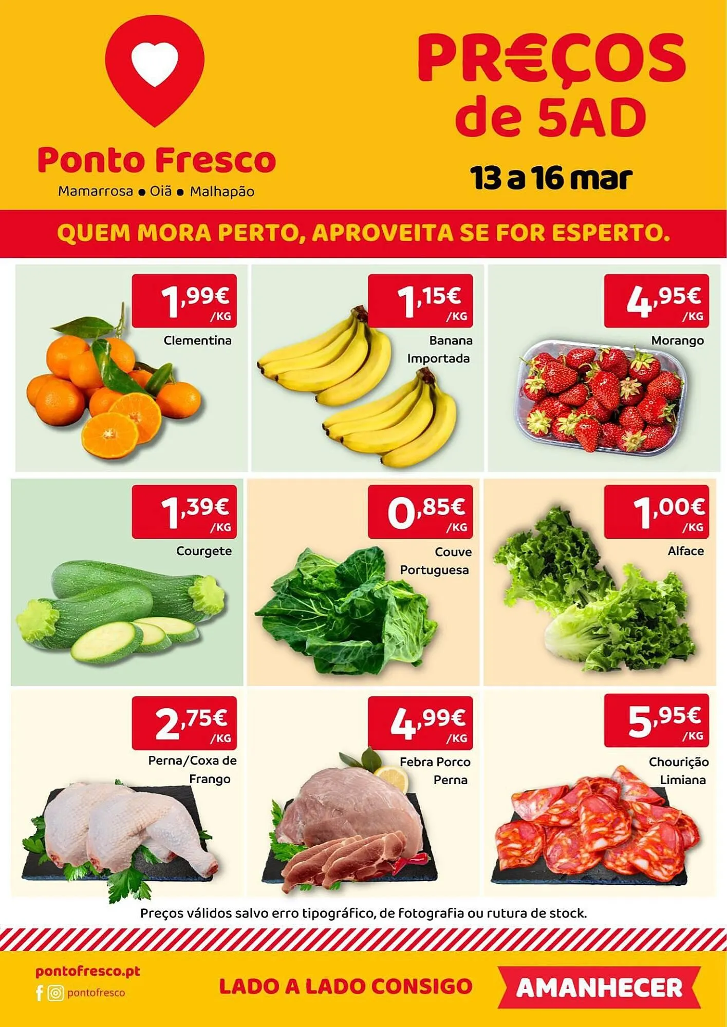 Folheto Folheto Ponto Fresco de 13 de março até 16 de março 2025 - Pagina 1