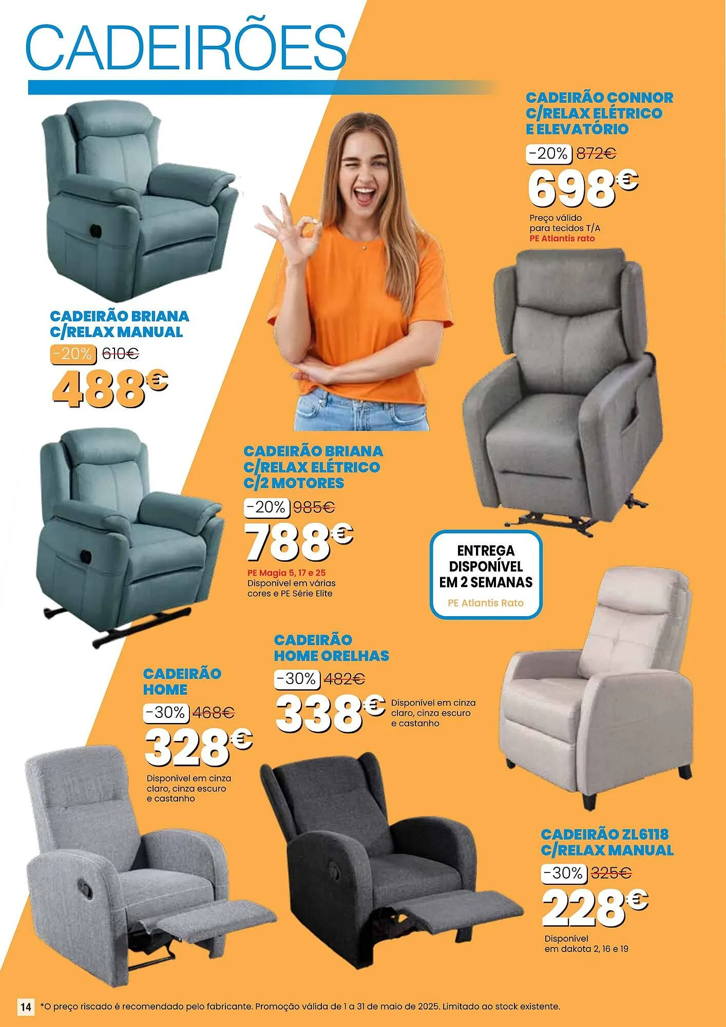 Folheto Folheto Hiper Centro do Móvel de 1 de maio até 31 de maio 2025 - Pagina 14