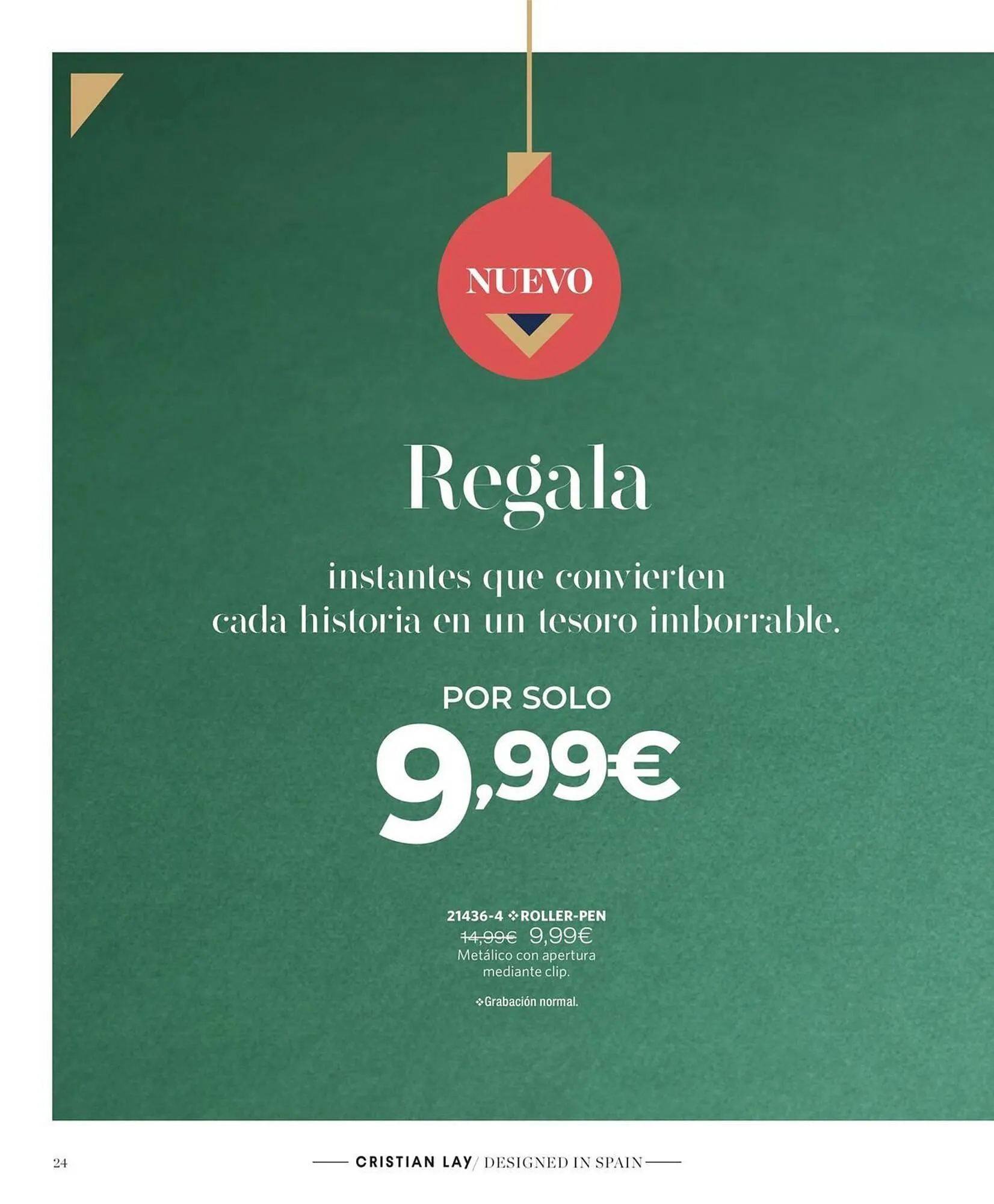 Folheto Catálogo Cristian Lay de 10 de novembro até 30 de novembro 2025 - Pagina 24