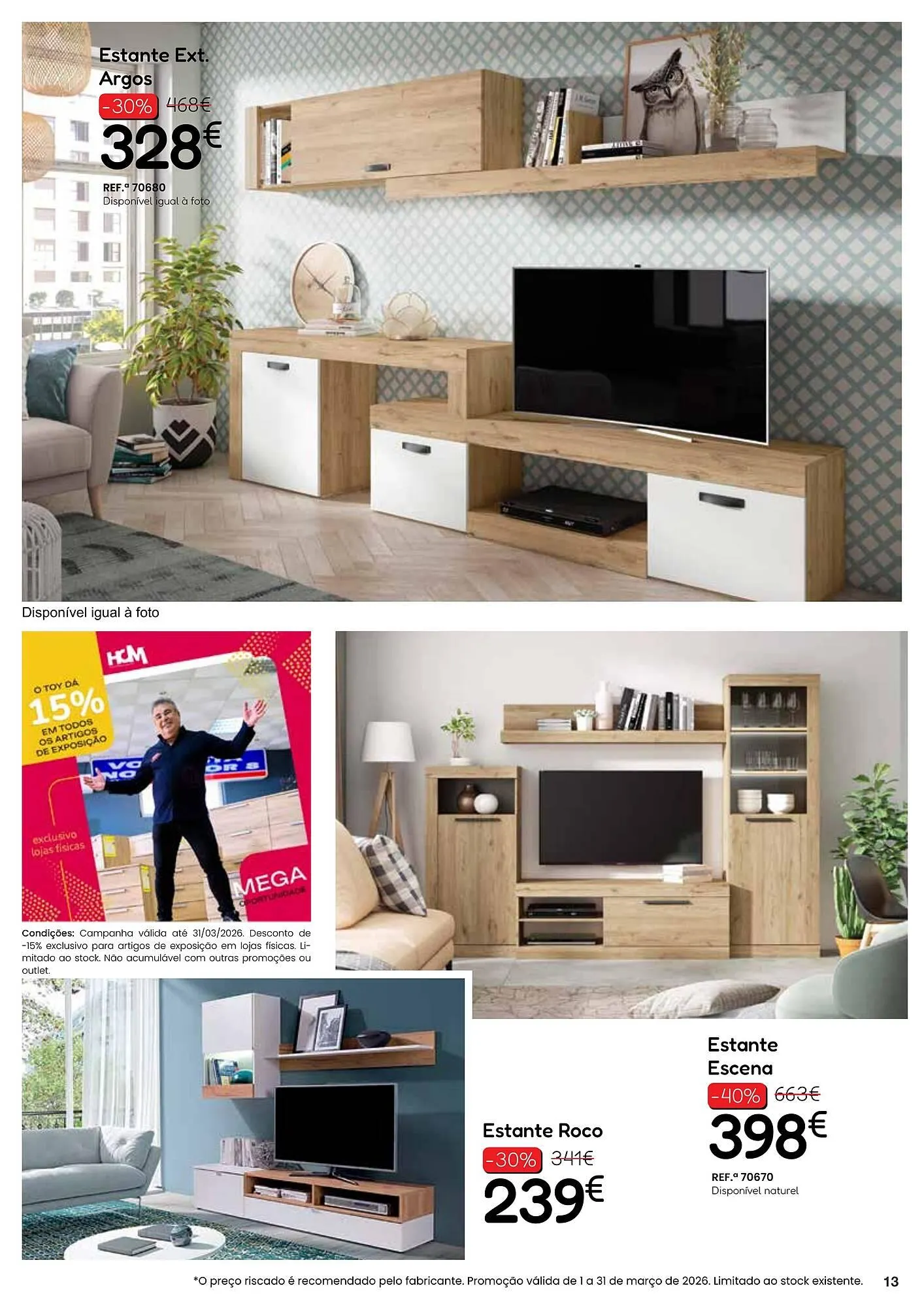 Folheto Folheto Hiper Centro do Móvel de 5 de março até 31 de março 2026 - Pagina 13