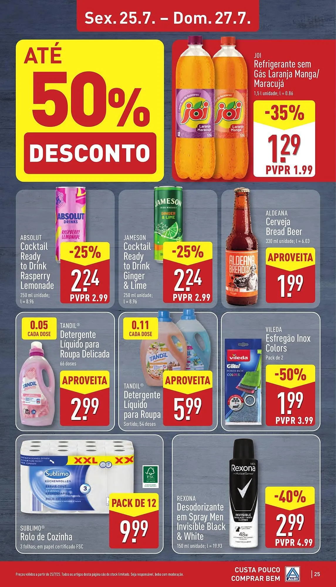 Folheto Folheto ALDI de 21 de julho até 27 de julho 2025 - Pagina 25