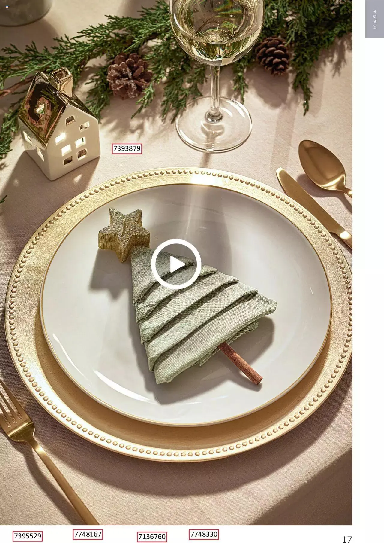 Folheto Continente Kasa Catálogo Kasa Dicas Decoração Natal de 21 de novembro até 24 de dezembro 2023 - Pagina 17