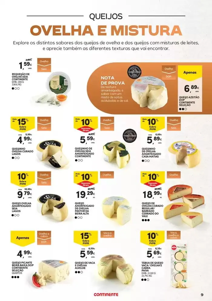 Folheto Queijos, Enchidos e Vinhos de 21 de janeiro até 9 de fevereiro 2025 - Pagina 9